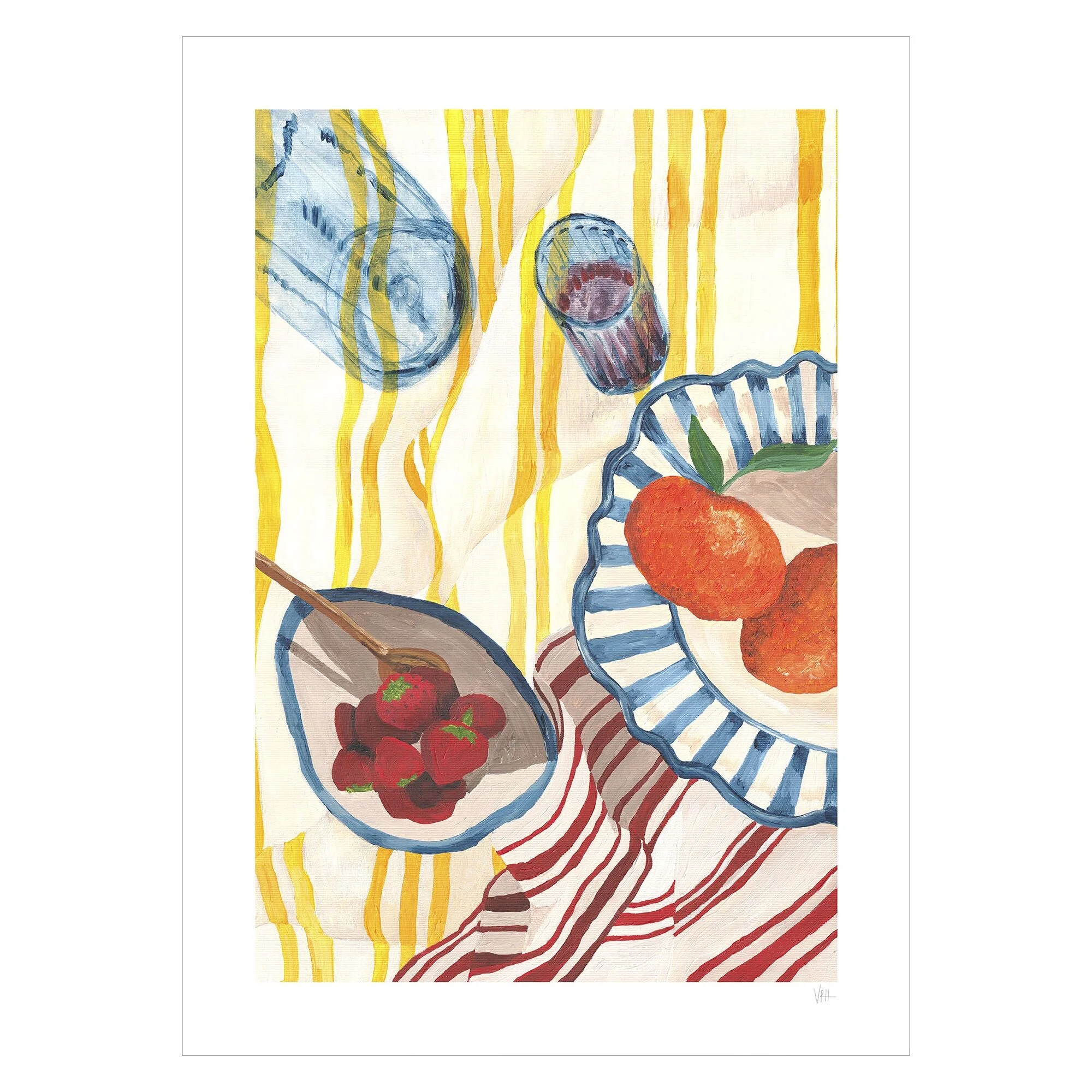 Violets Print House - Fruit Still Life - Image 2