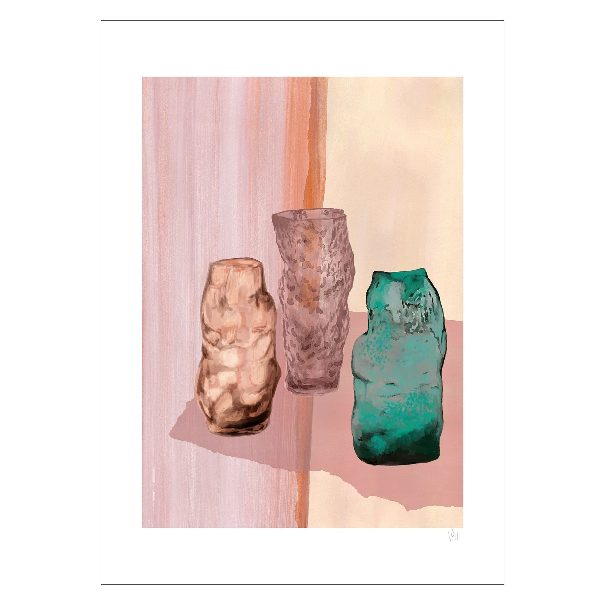 Violets Print House - Glas Vases - Image 2
