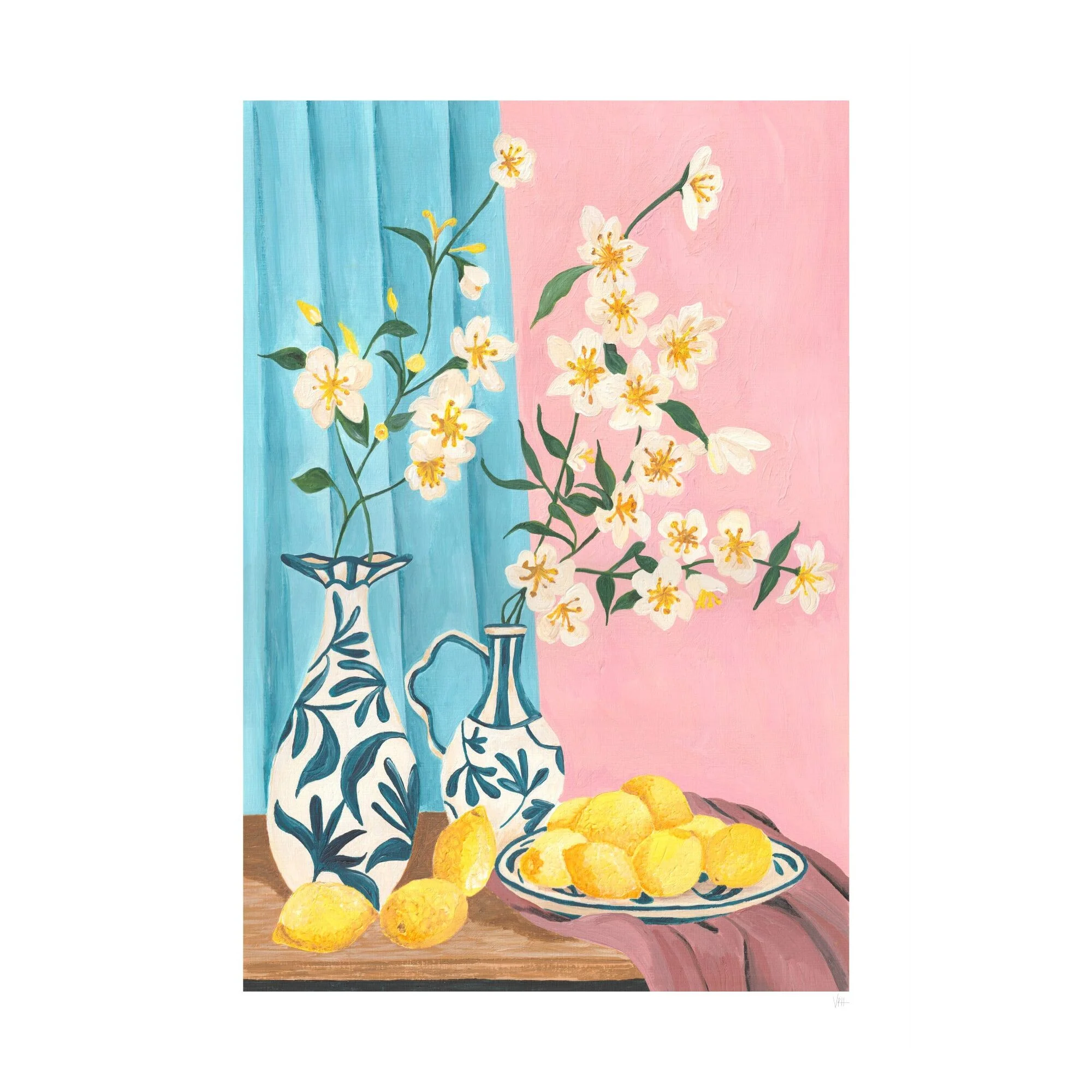 Violets Print House - Lemons And Flowers - Image 2