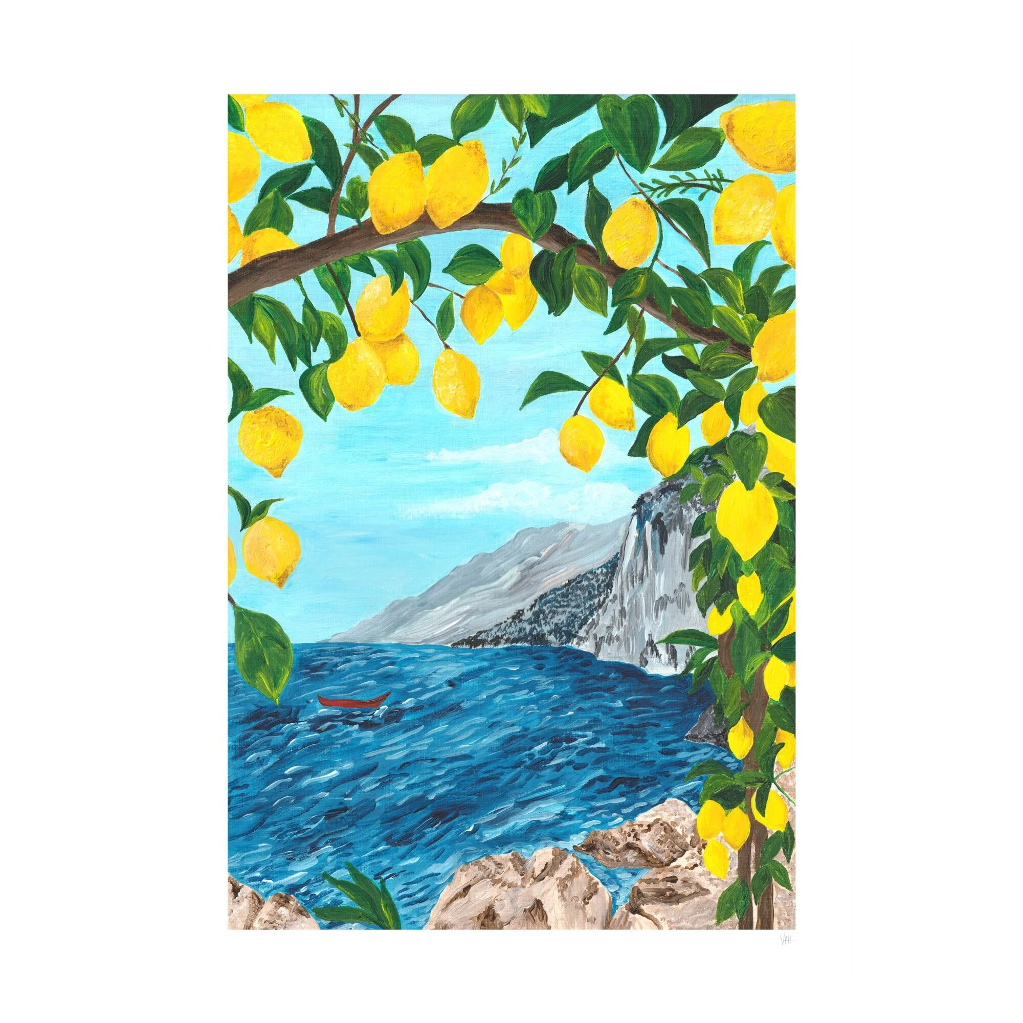 Violets Print House - Lemons Sea View - Image 2