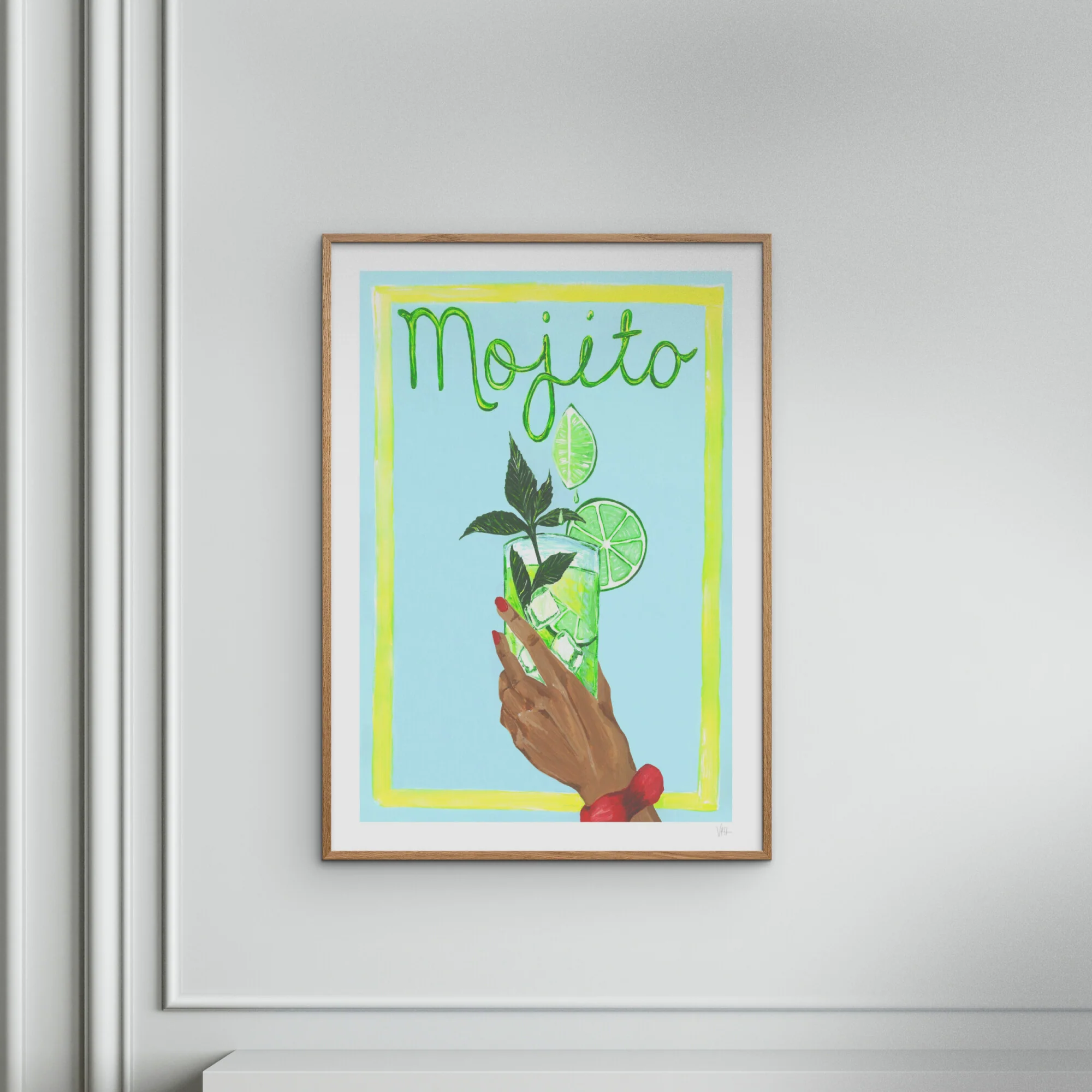 Violets Print House - Mojito Art Print - Image 4