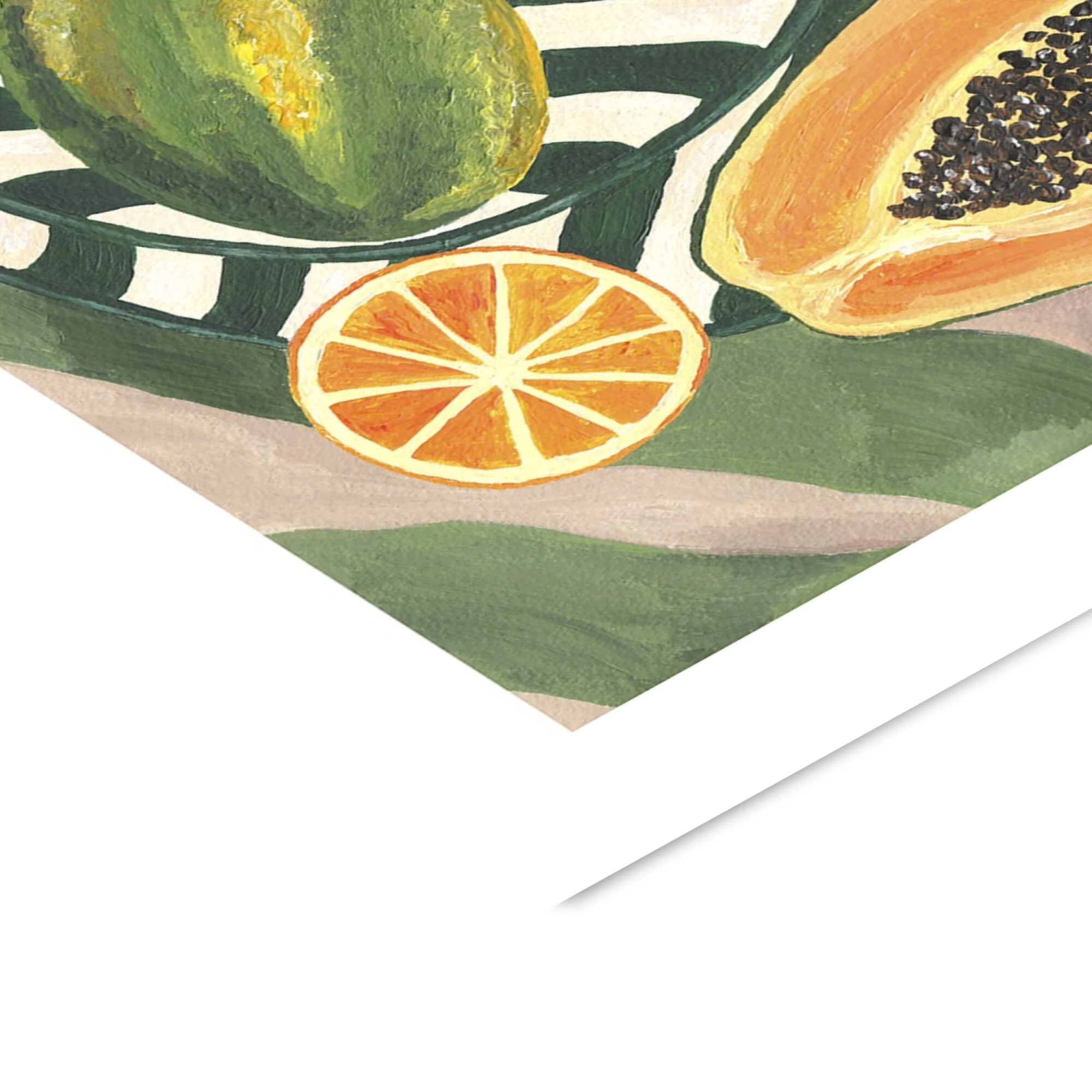 Violets Print House - Papaya And Limes - Image 3