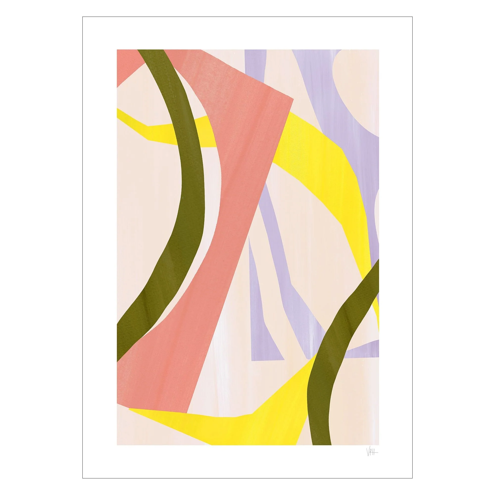 Violets Print House - Pastel Cut Out 1 Of 3 - Image 2