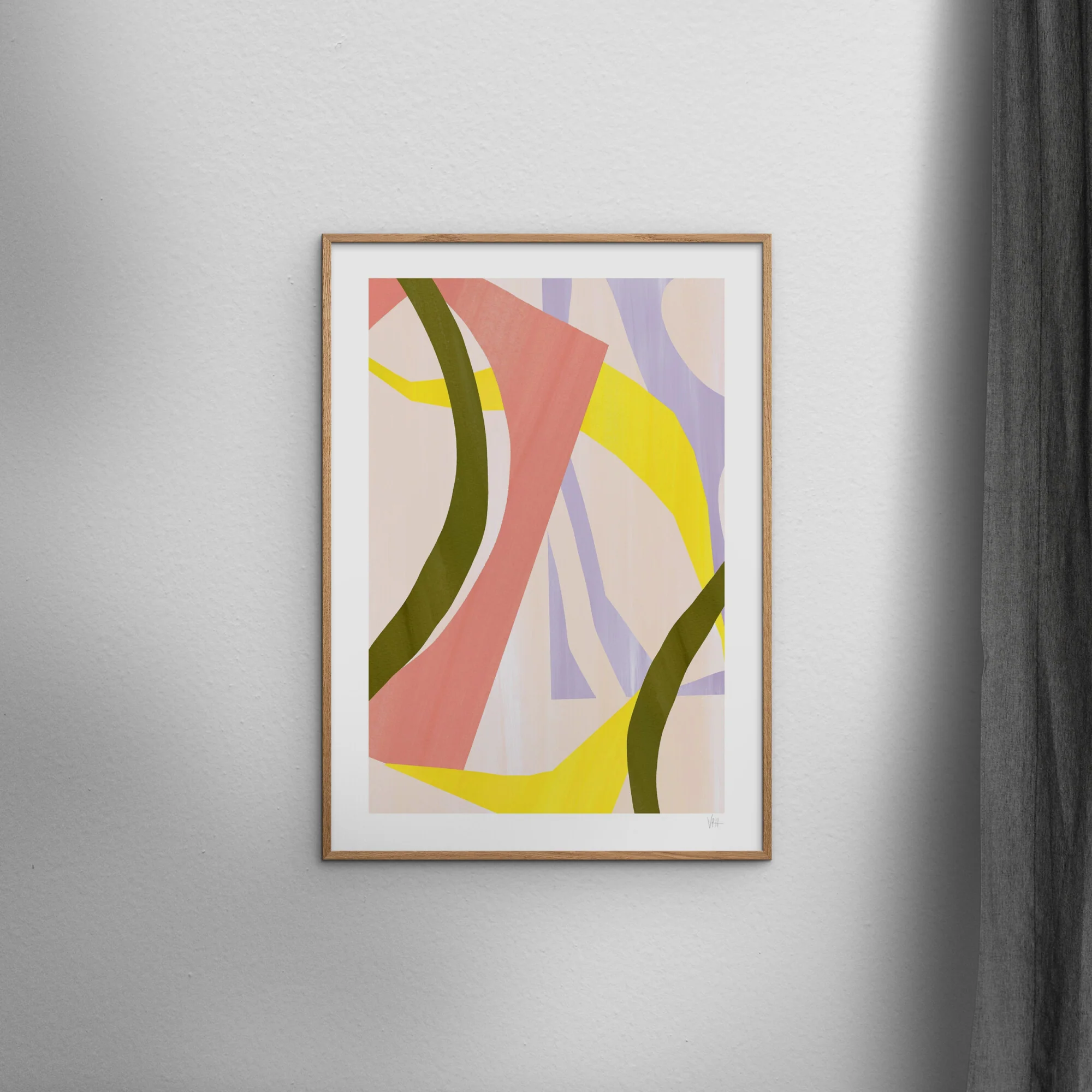Violets Print House - Pastel Cut Out 1 Of 3 - Image 4