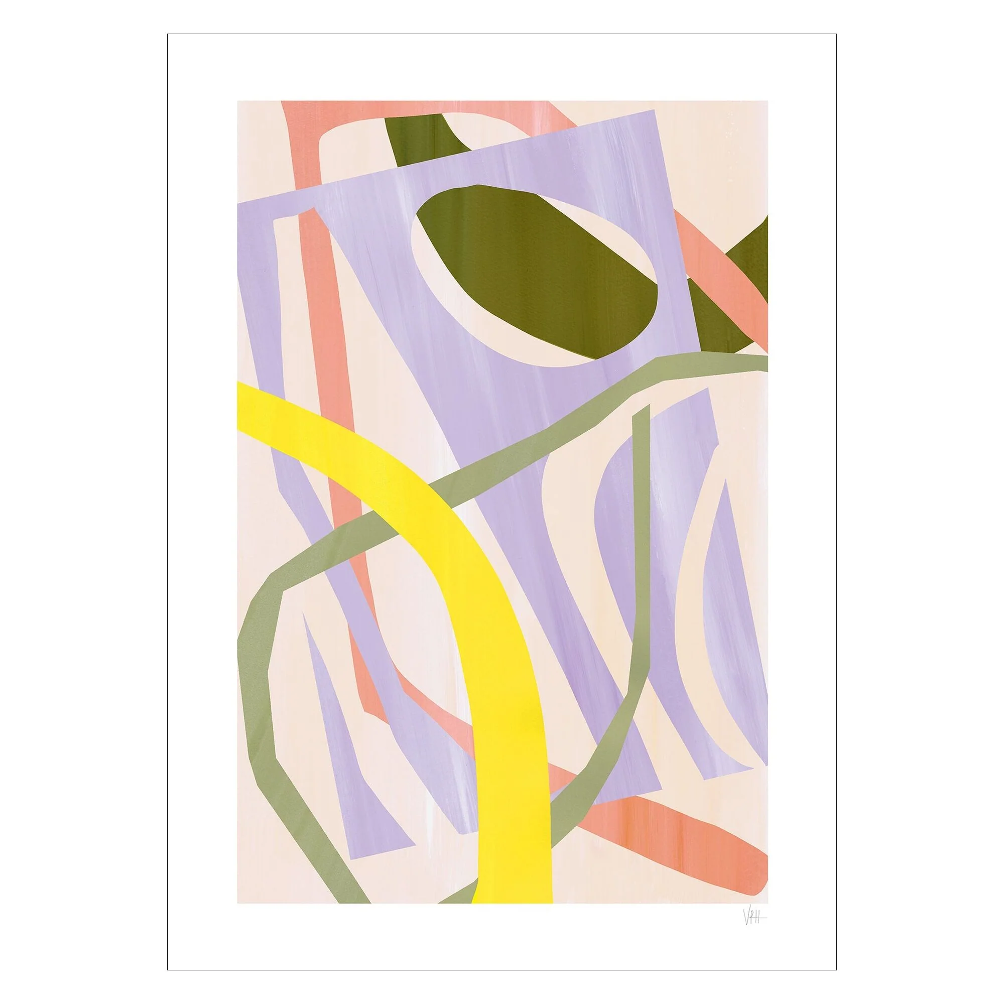 Violets Print House - Pastel Cut Out 2 Of 3 - Image 2