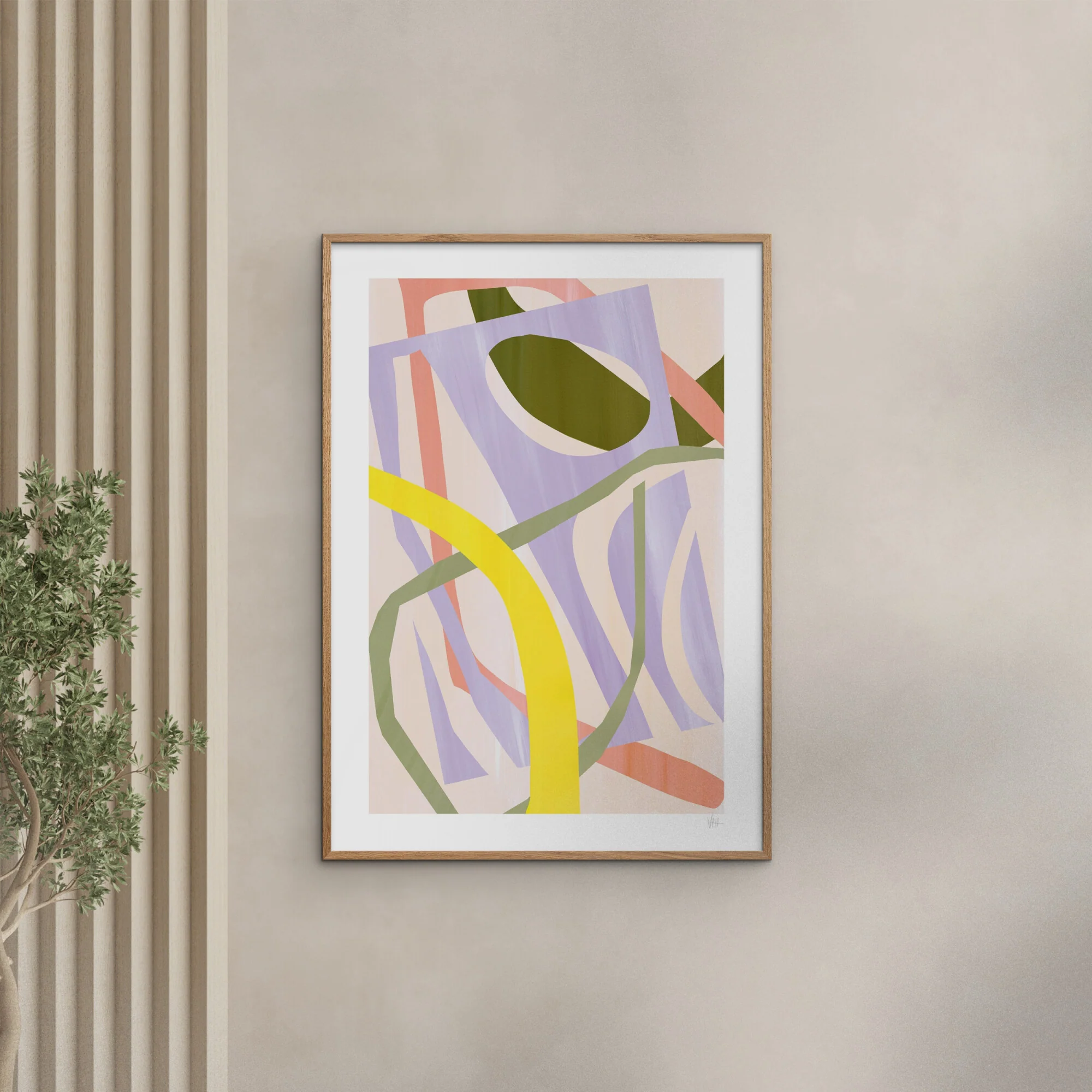 Violets Print House - Pastel Cut Out 2 Of 3 - Image 4