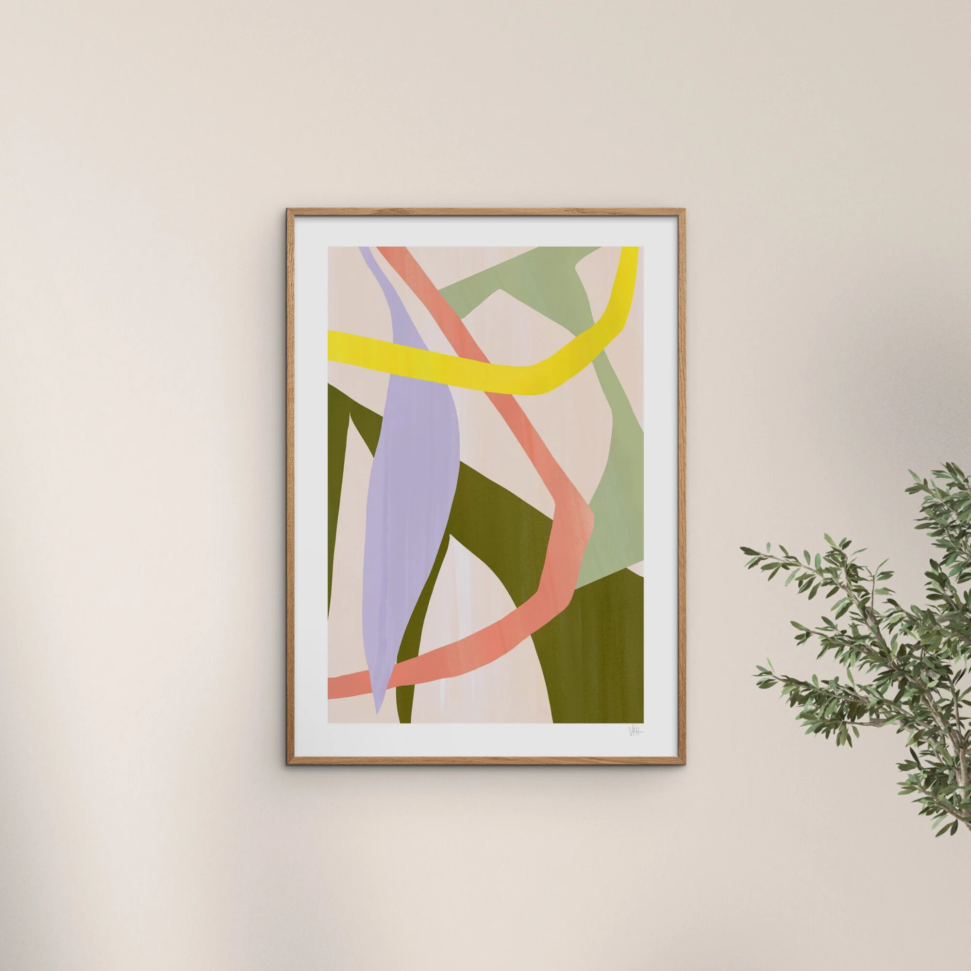 Violets Print House - Pastel Cut Out 3 Of 3 - Image 4