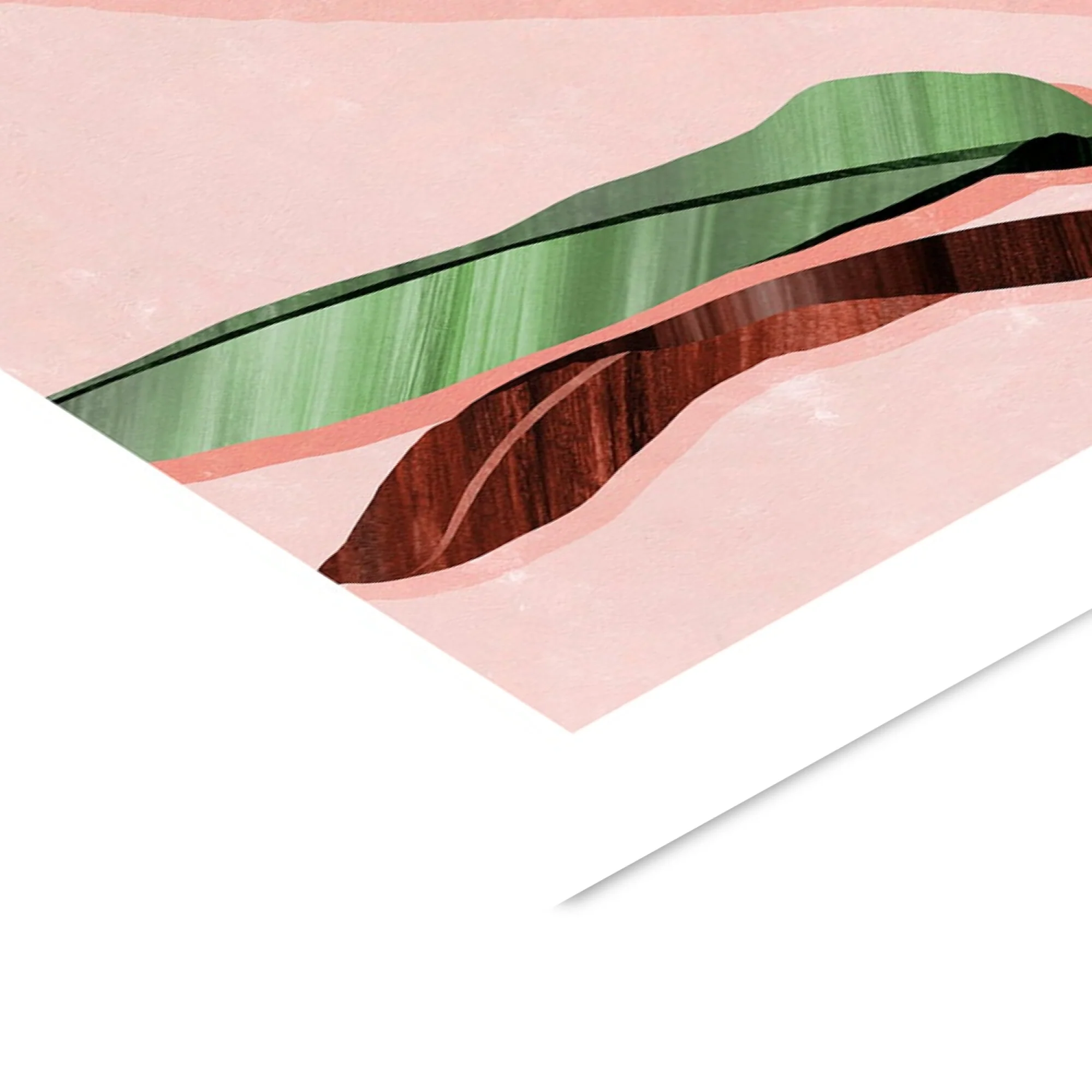 Violets Print House - Pink And Green Banana Leaves - Image 3