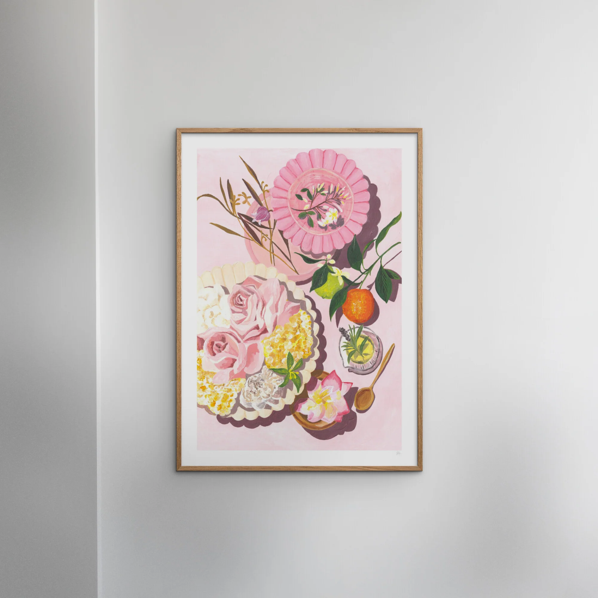 Violets Print House - Plate Of Flowers - Image 4