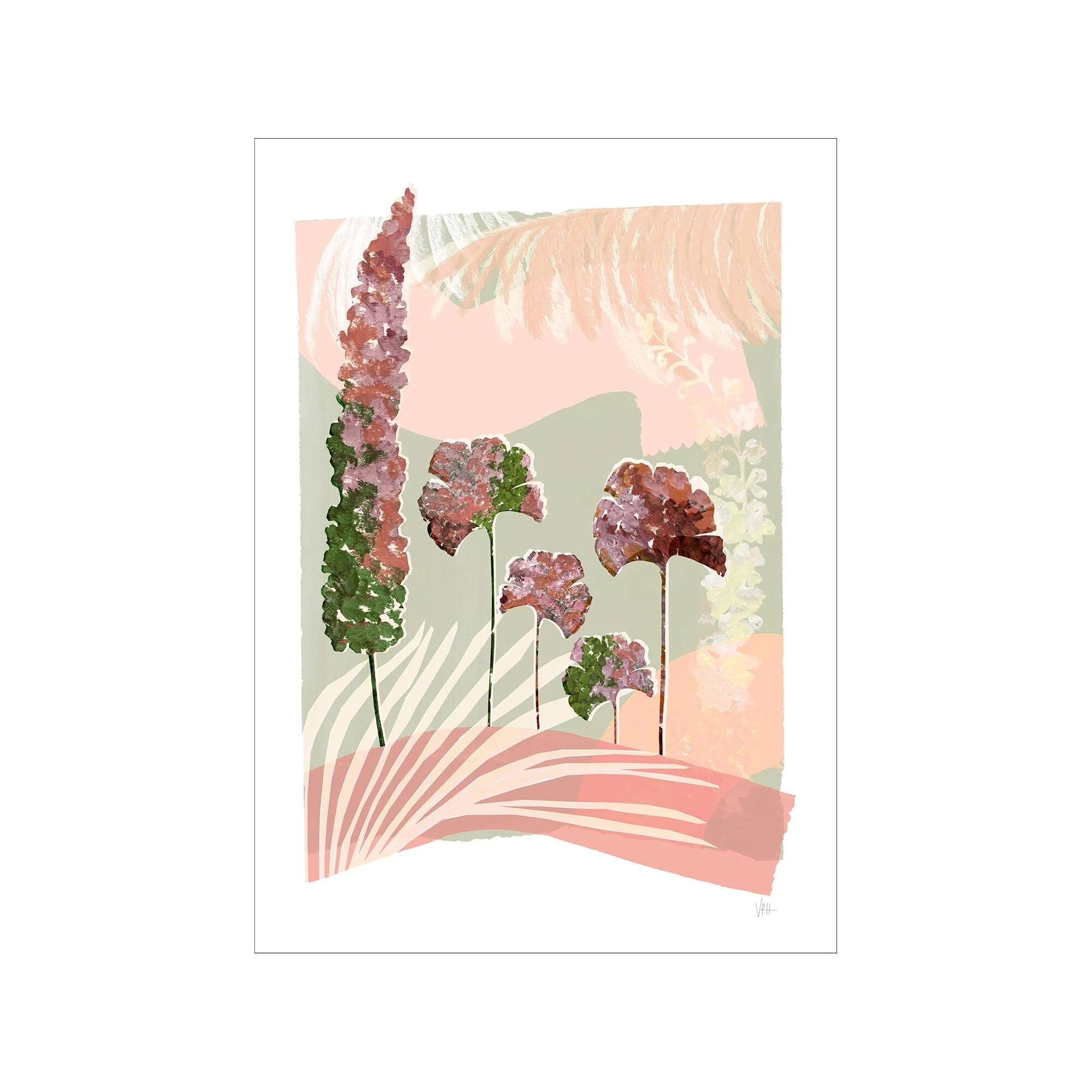 Violets Print House - Serene Botanical 1 - Image 2