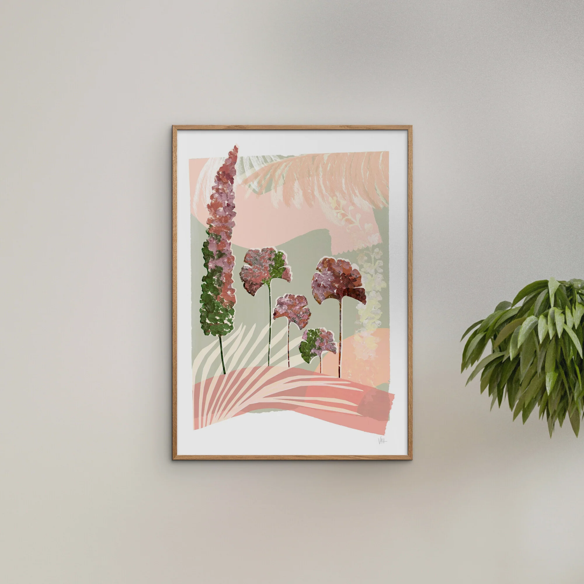 Violets Print House - Serene Botanical 1 - Image 4