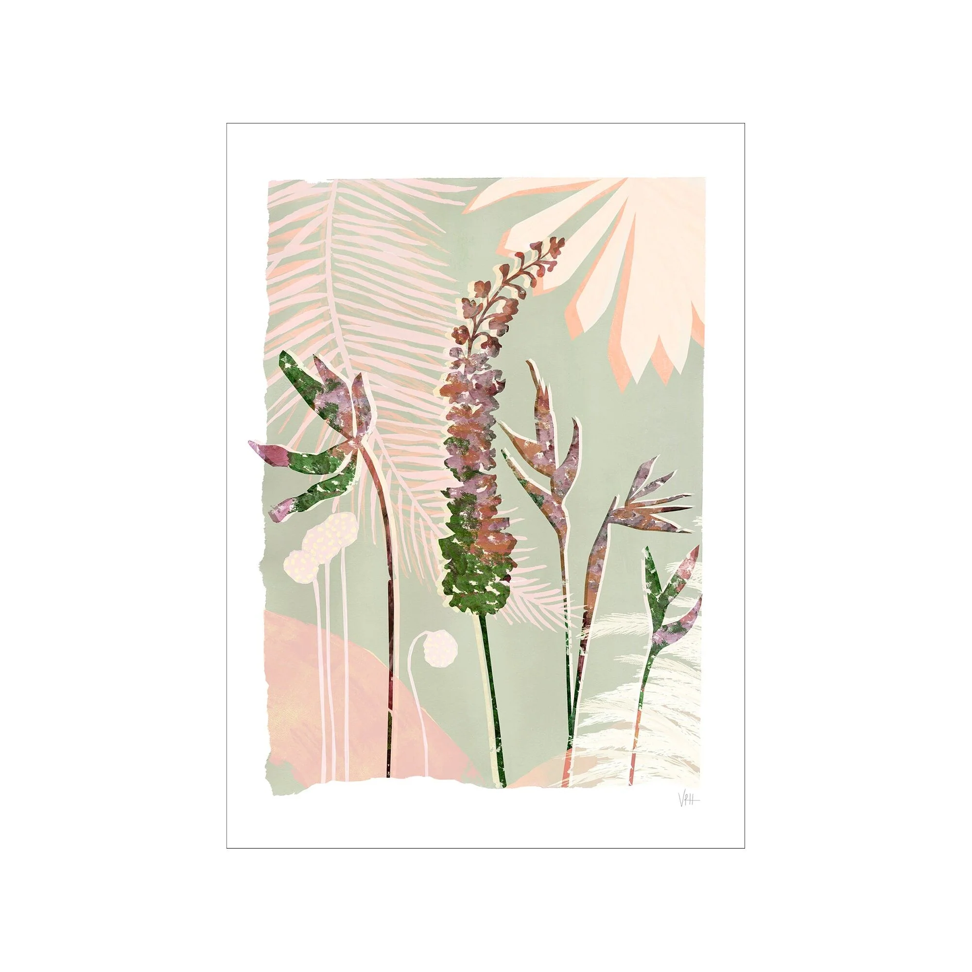 Violets Print House - Serene Botanical 3 - Image 2