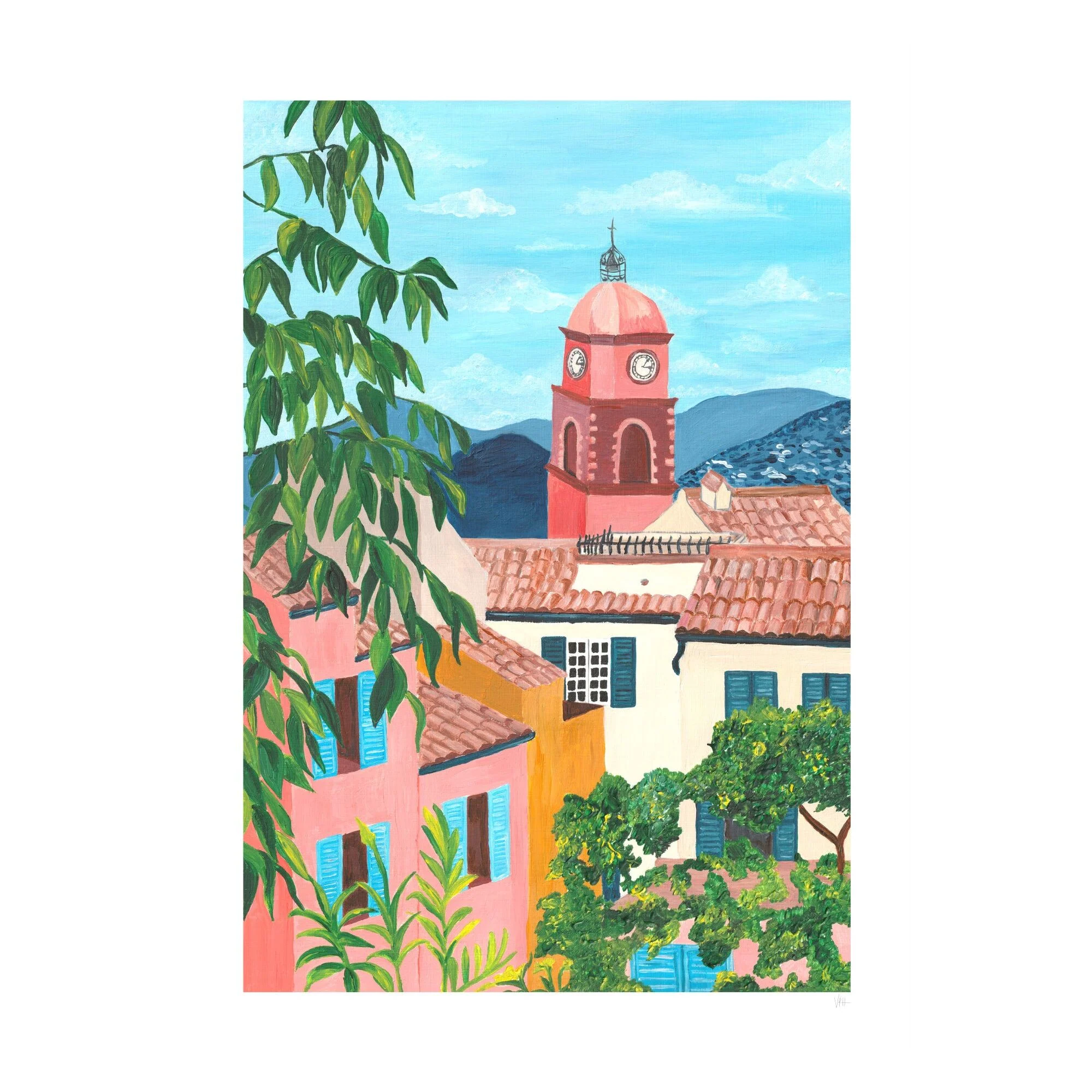 Violets Print House - Spanish Rooftops - Image 2