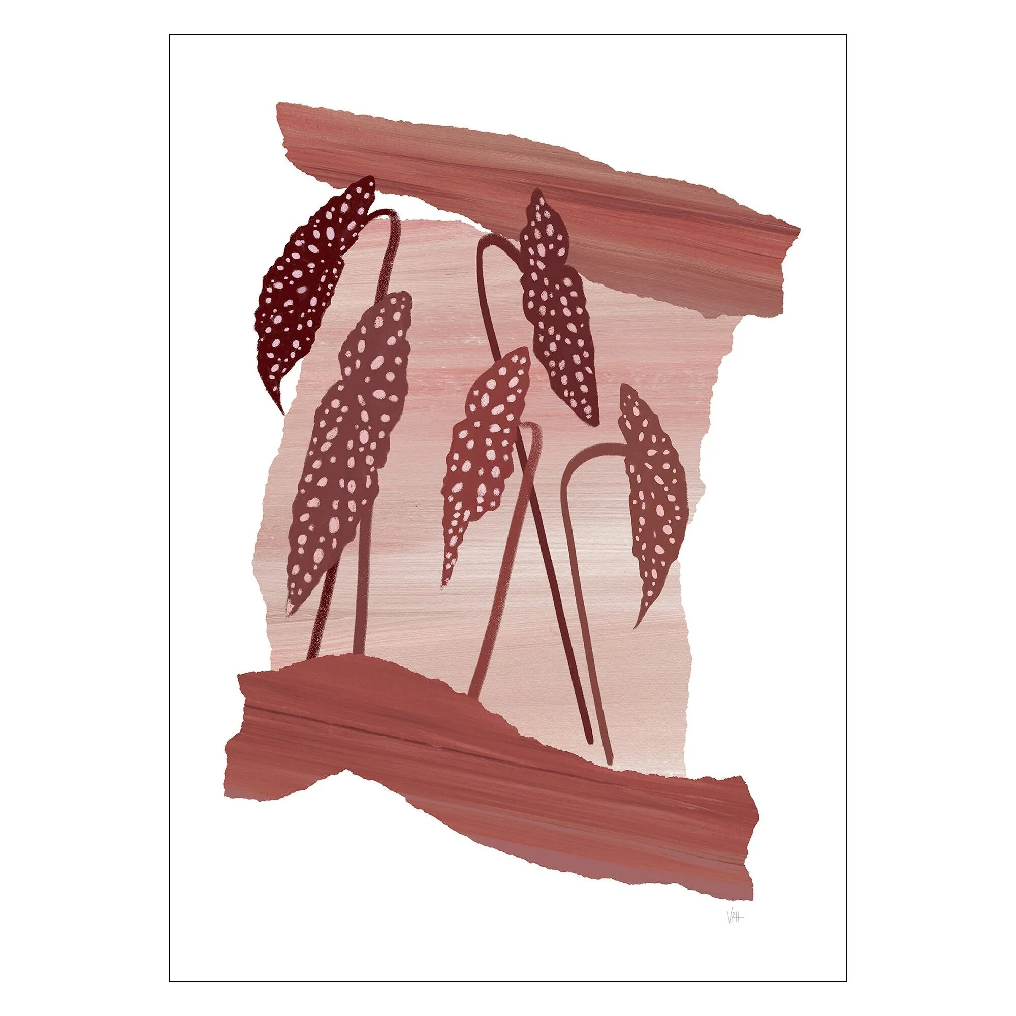 Violets Print House - Spotty Leaf - Image 2