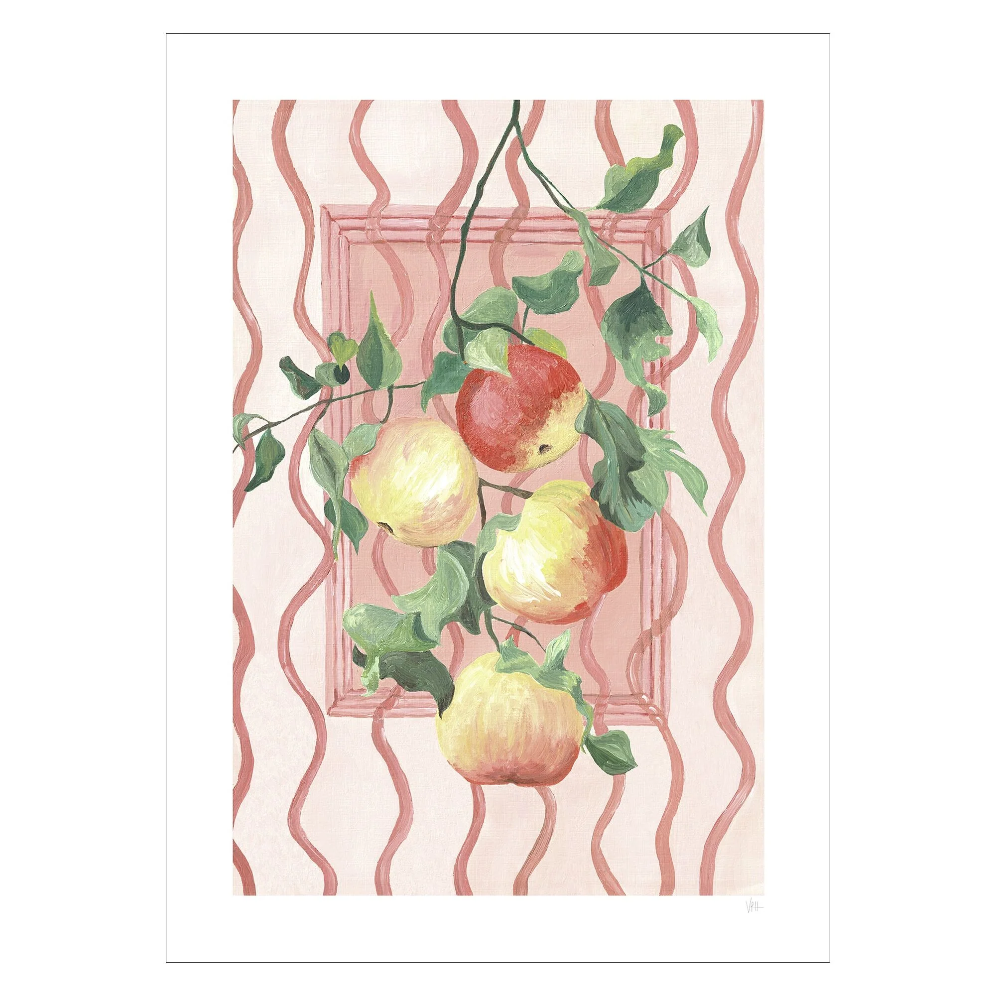 Violets Print House - Striped Apples - Image 2