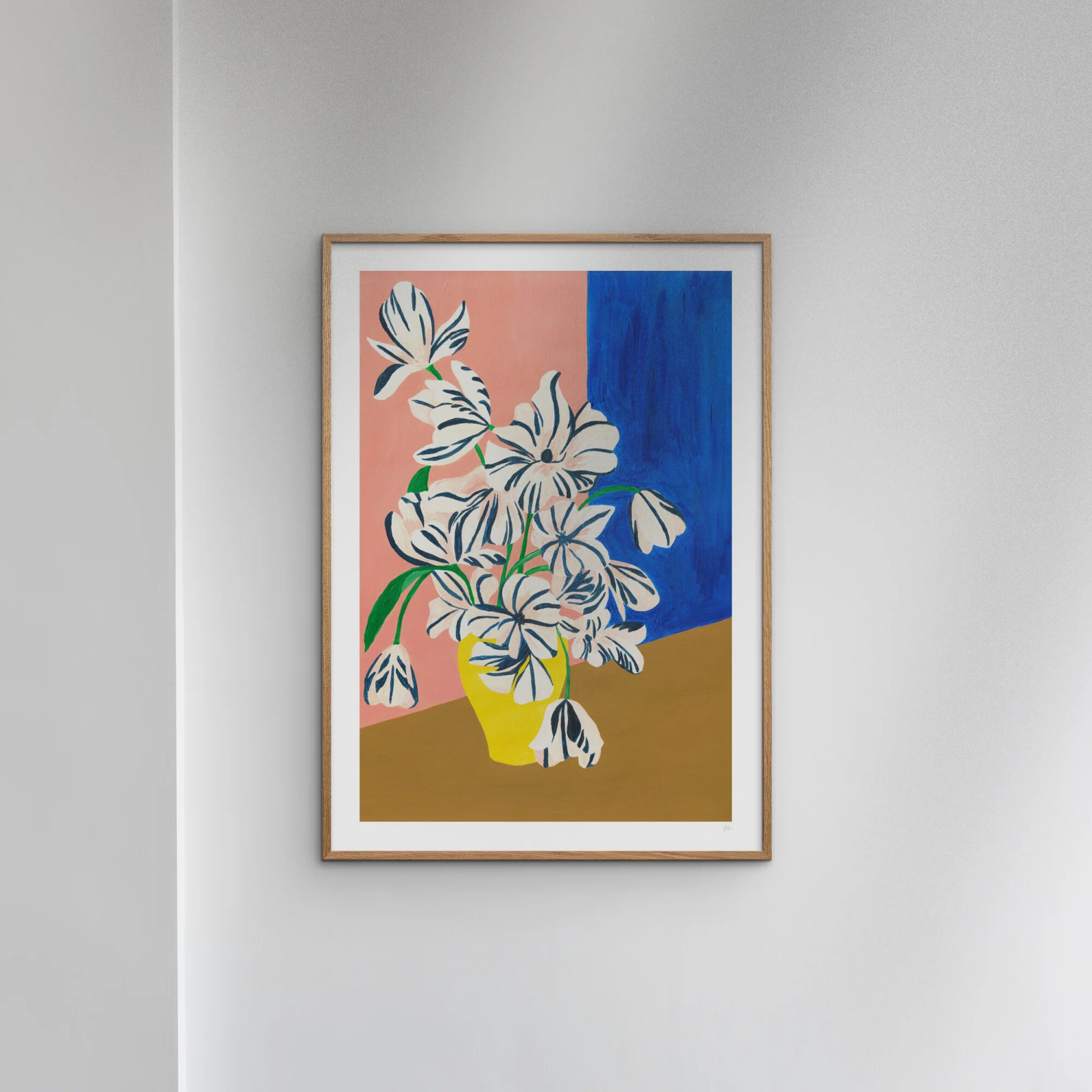 Violets Print House - Striped Flowers - Image 4