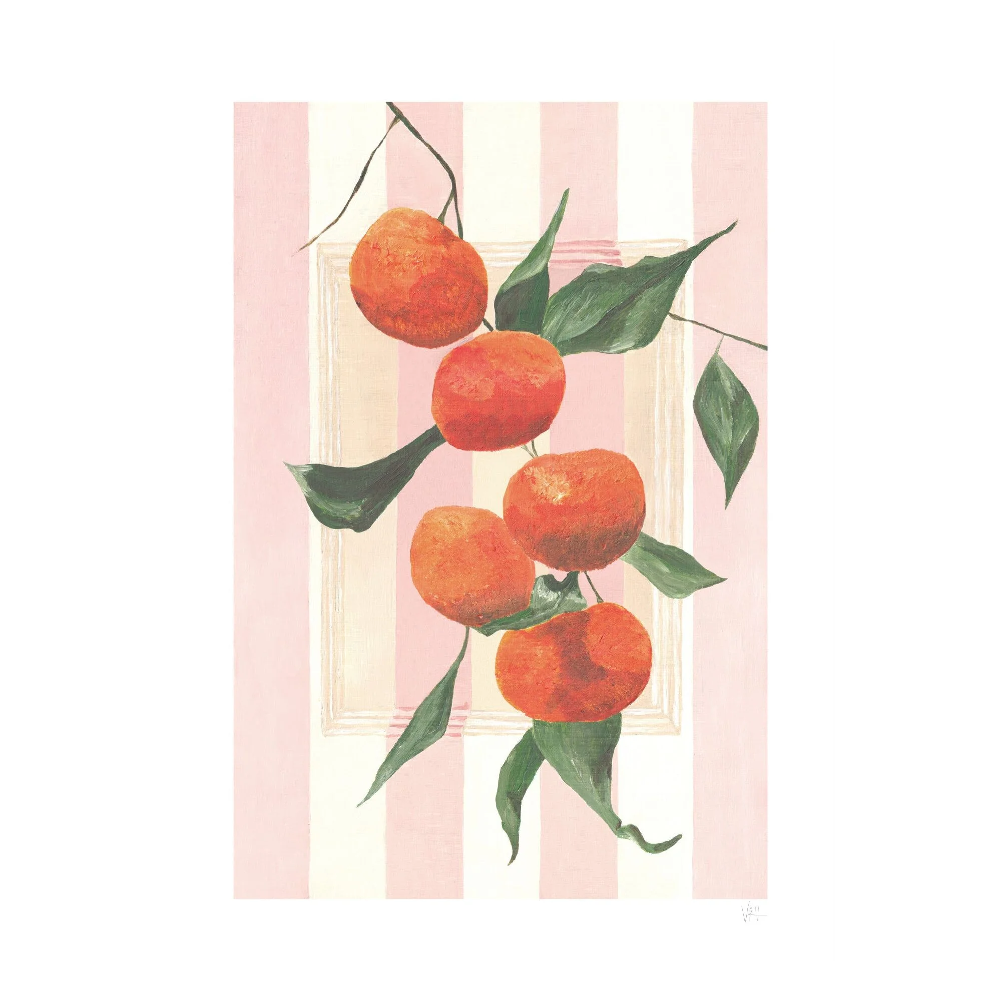 Violets Print House - Striped Oranges - Image 2