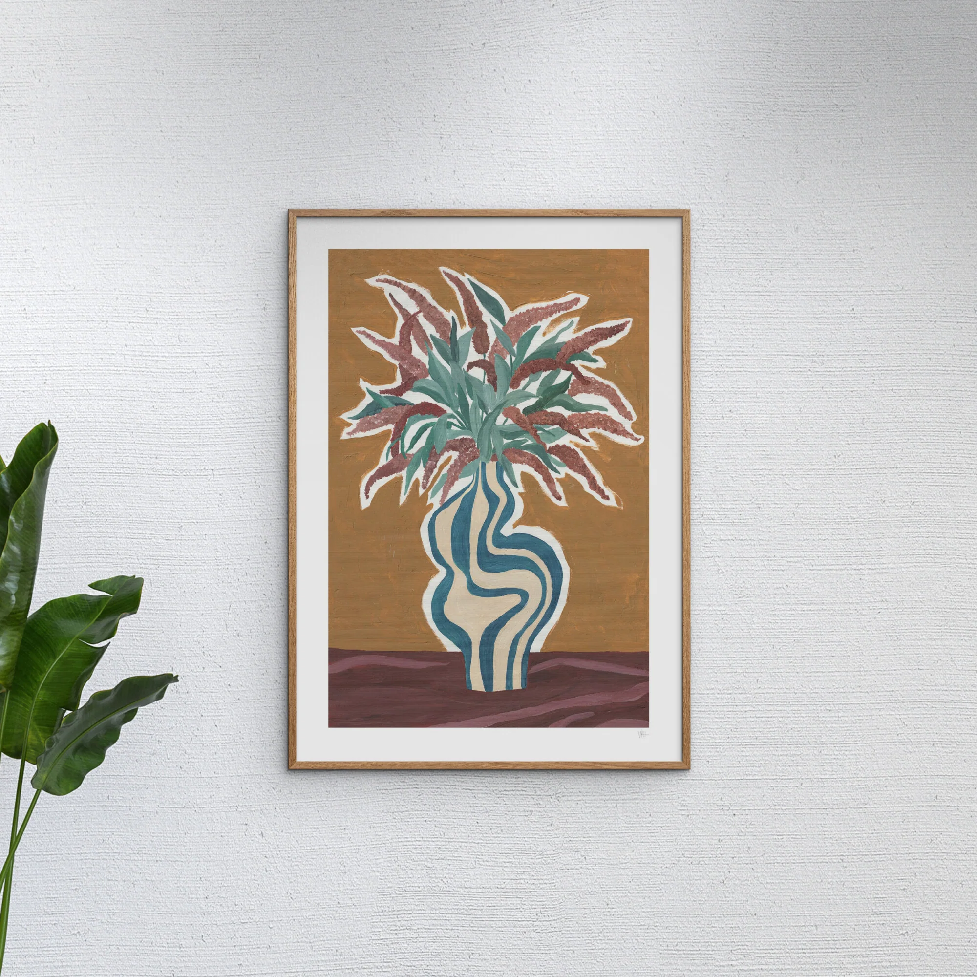 Violets Print House - Vase Of Wild Flowers - Image 4