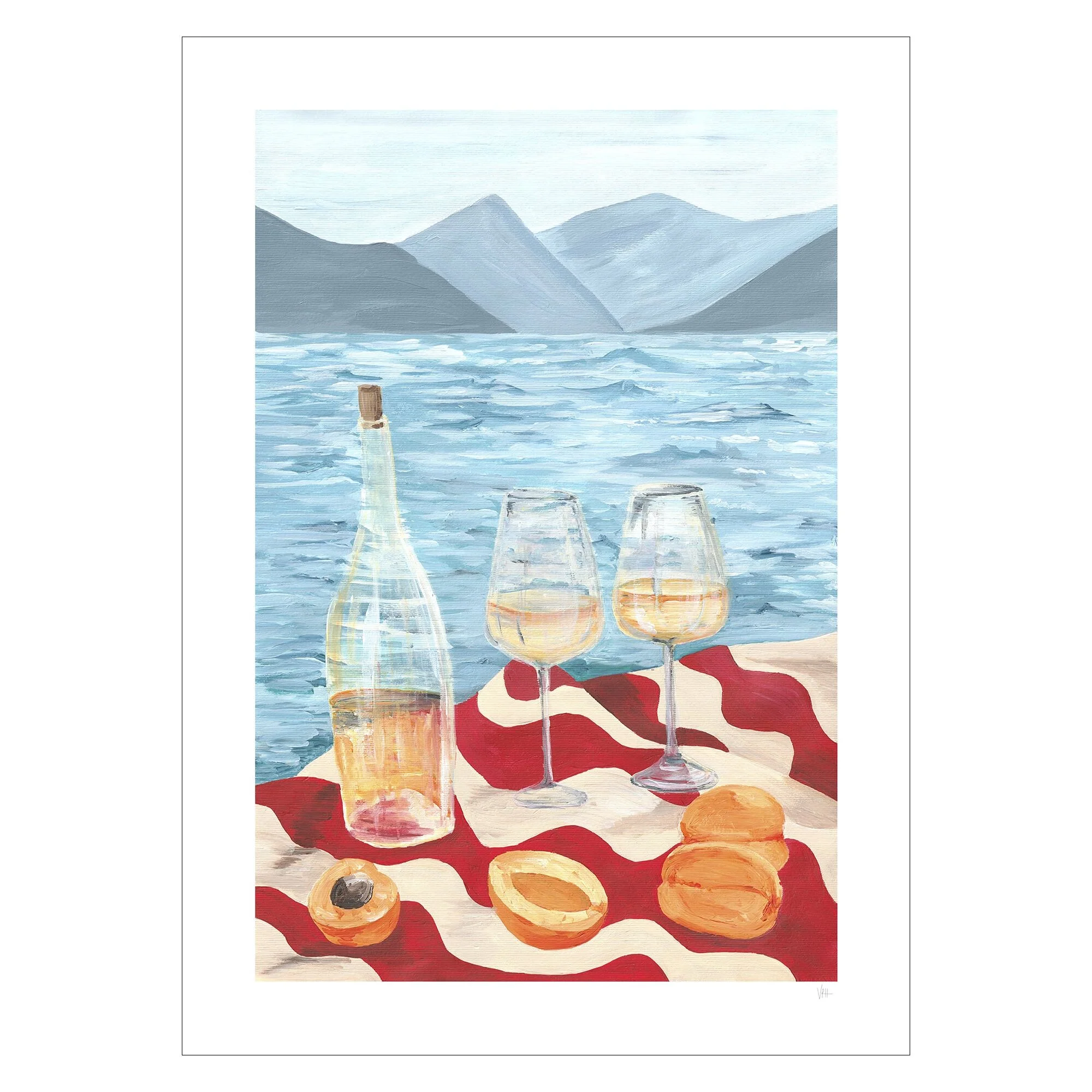 Violets Print House - Wine By The Sea - Image 2