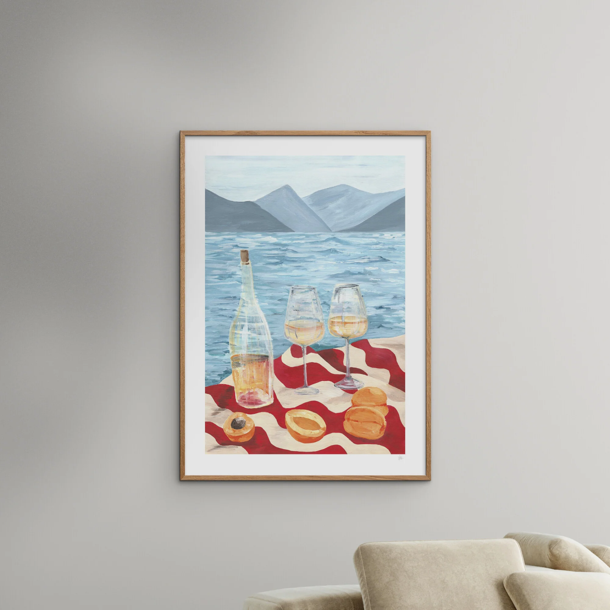 Violets Print House - Wine By The Sea - Image 4