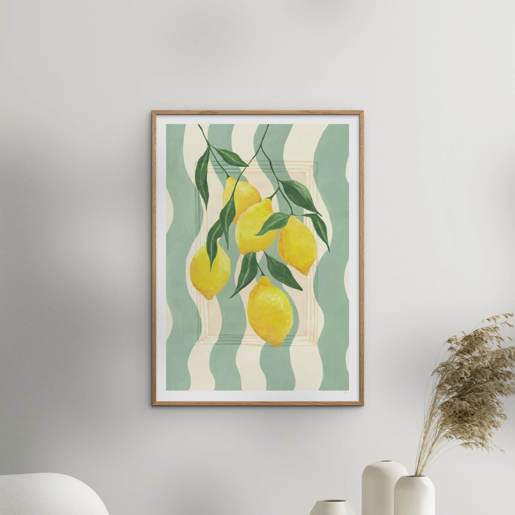 Violets Print House X Violets Print House - Striped Lemons - Image 4