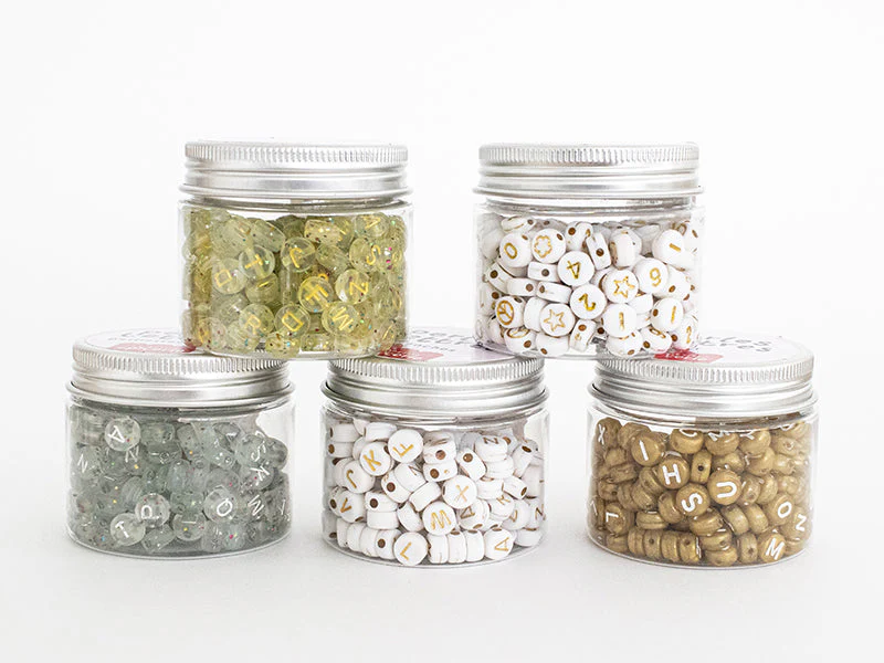 Pot Perles Lettres – Paillettes Or - Image 8
