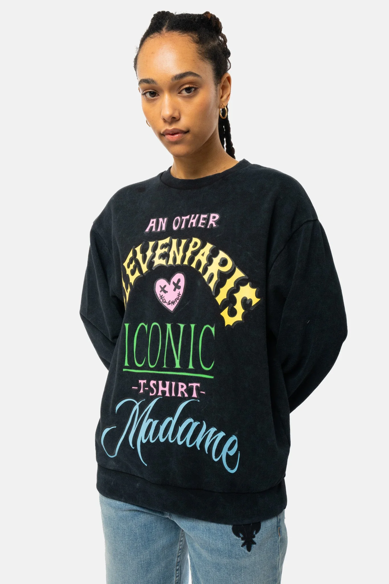 Sweat Pozuelo - Black Wash - Image 6