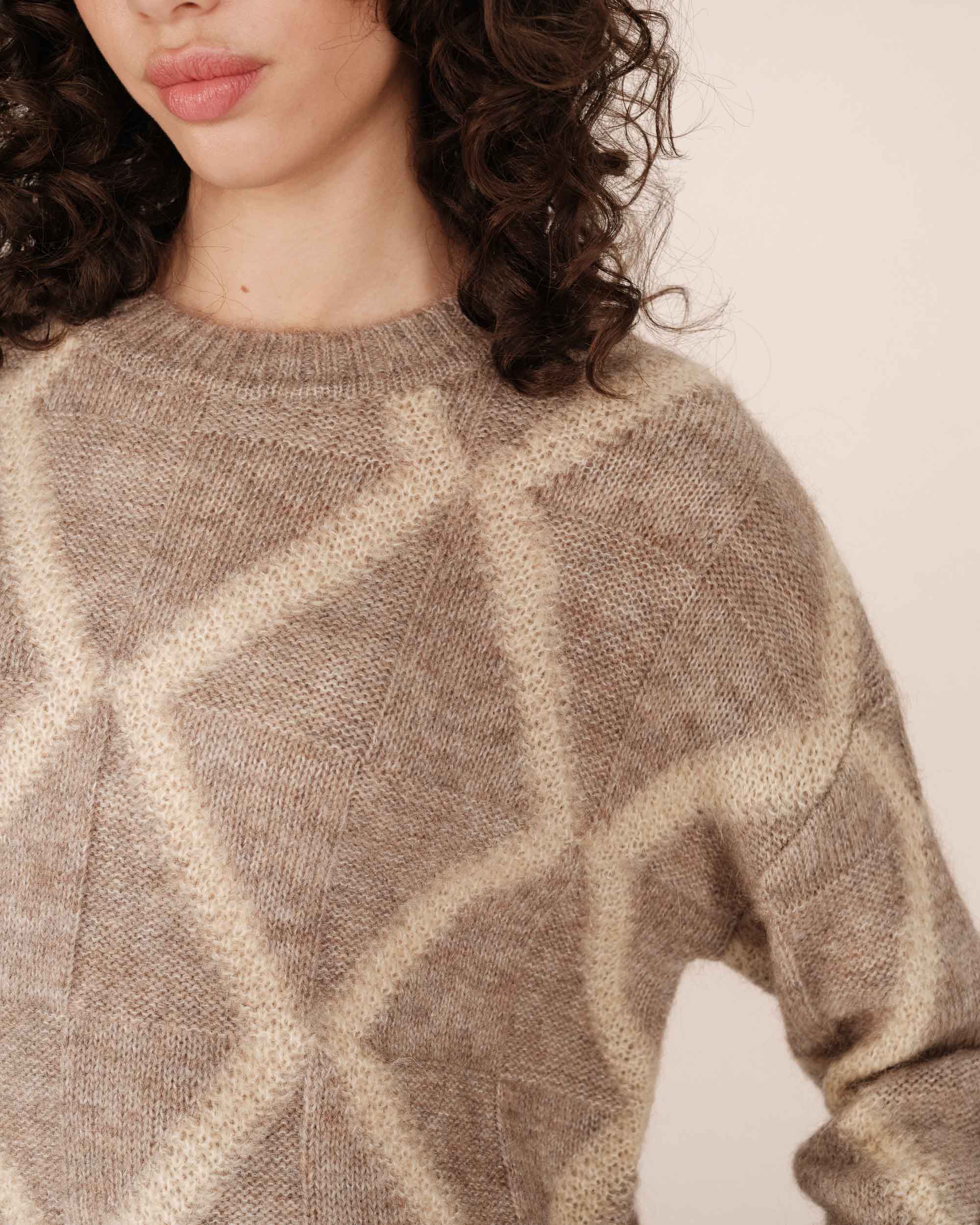 Pull À Motif Greige Salinger - Image 2