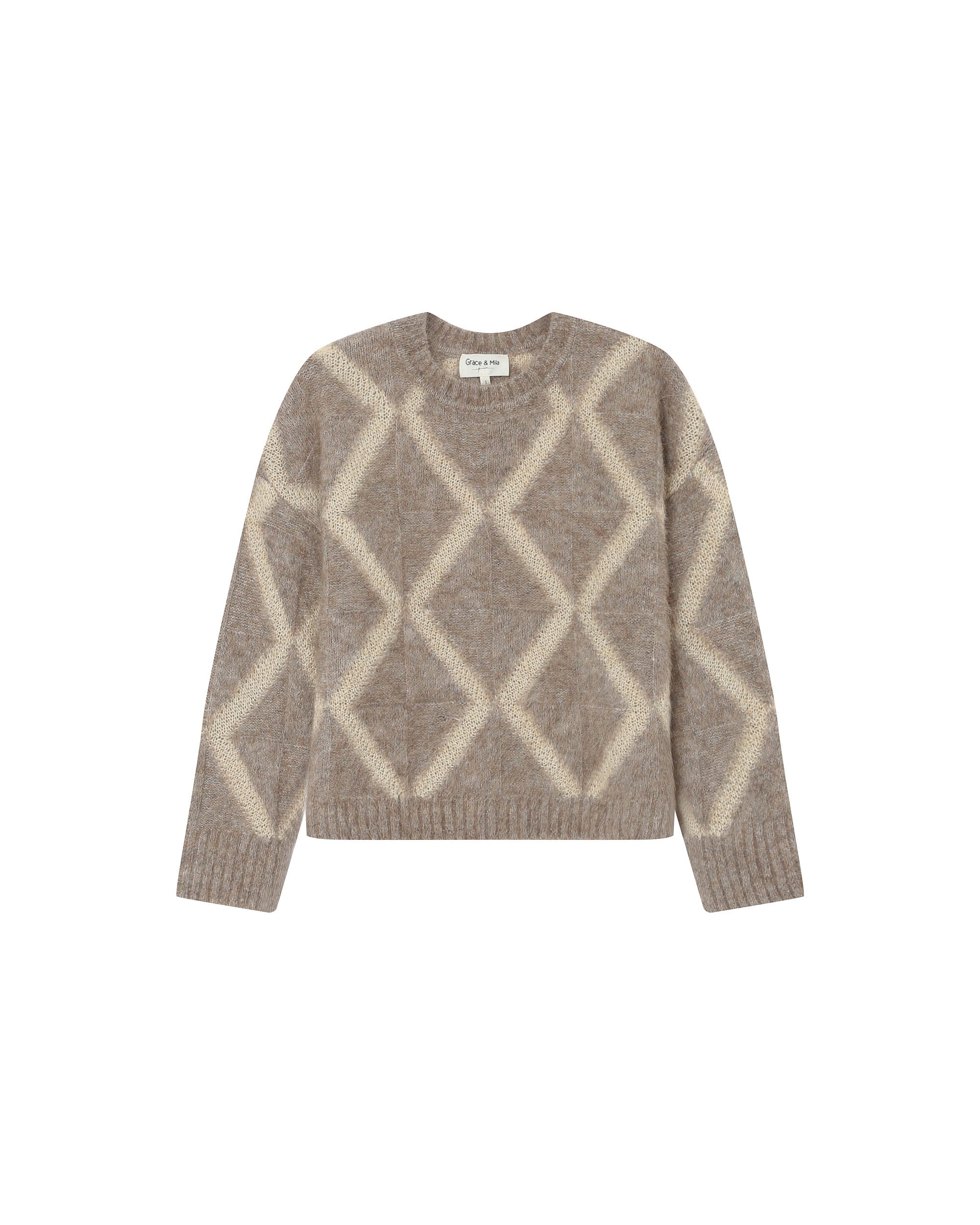 Pull À Motif Greige Salinger - Image 5