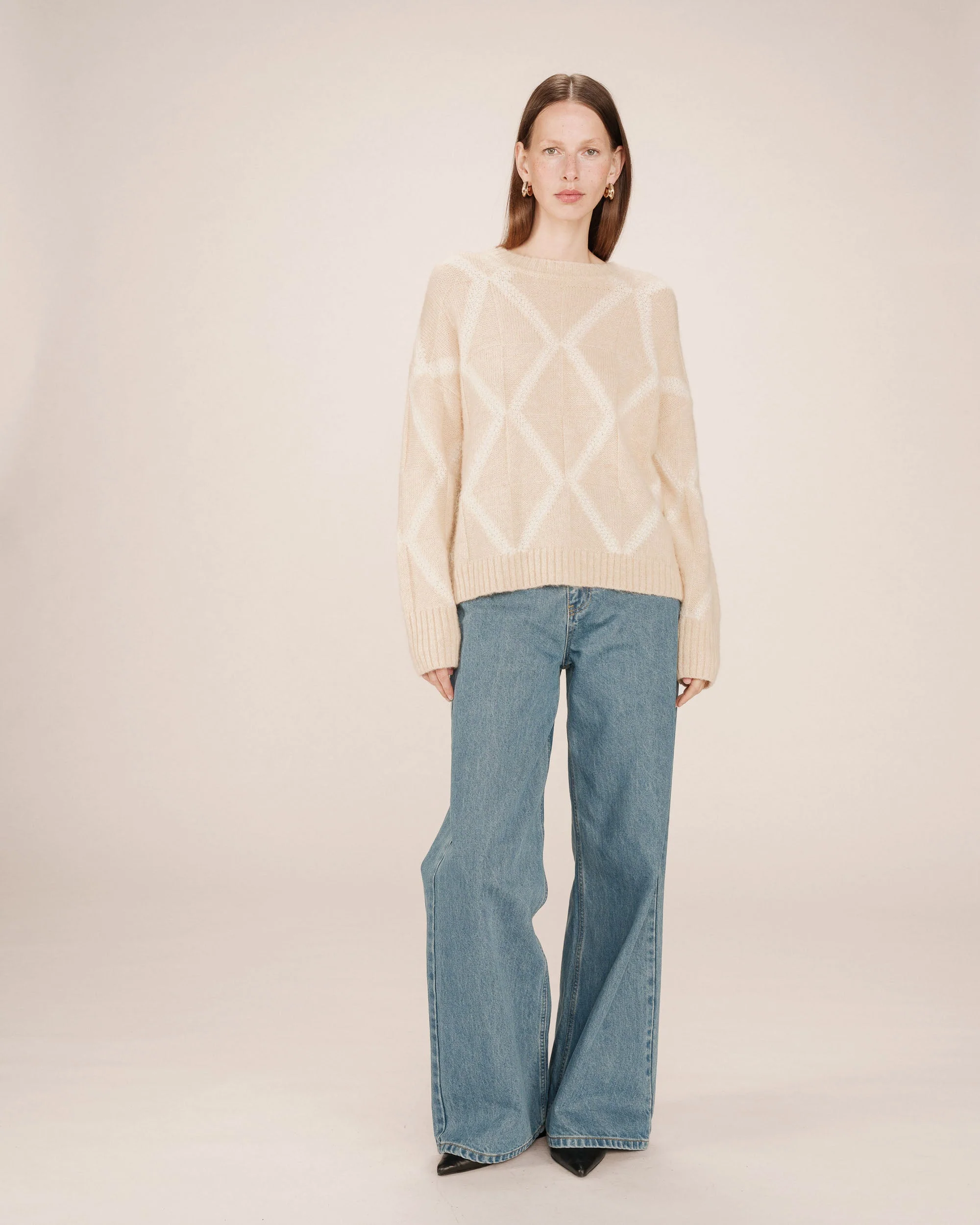 Pull À Motif Vanille Salinger - Image 3