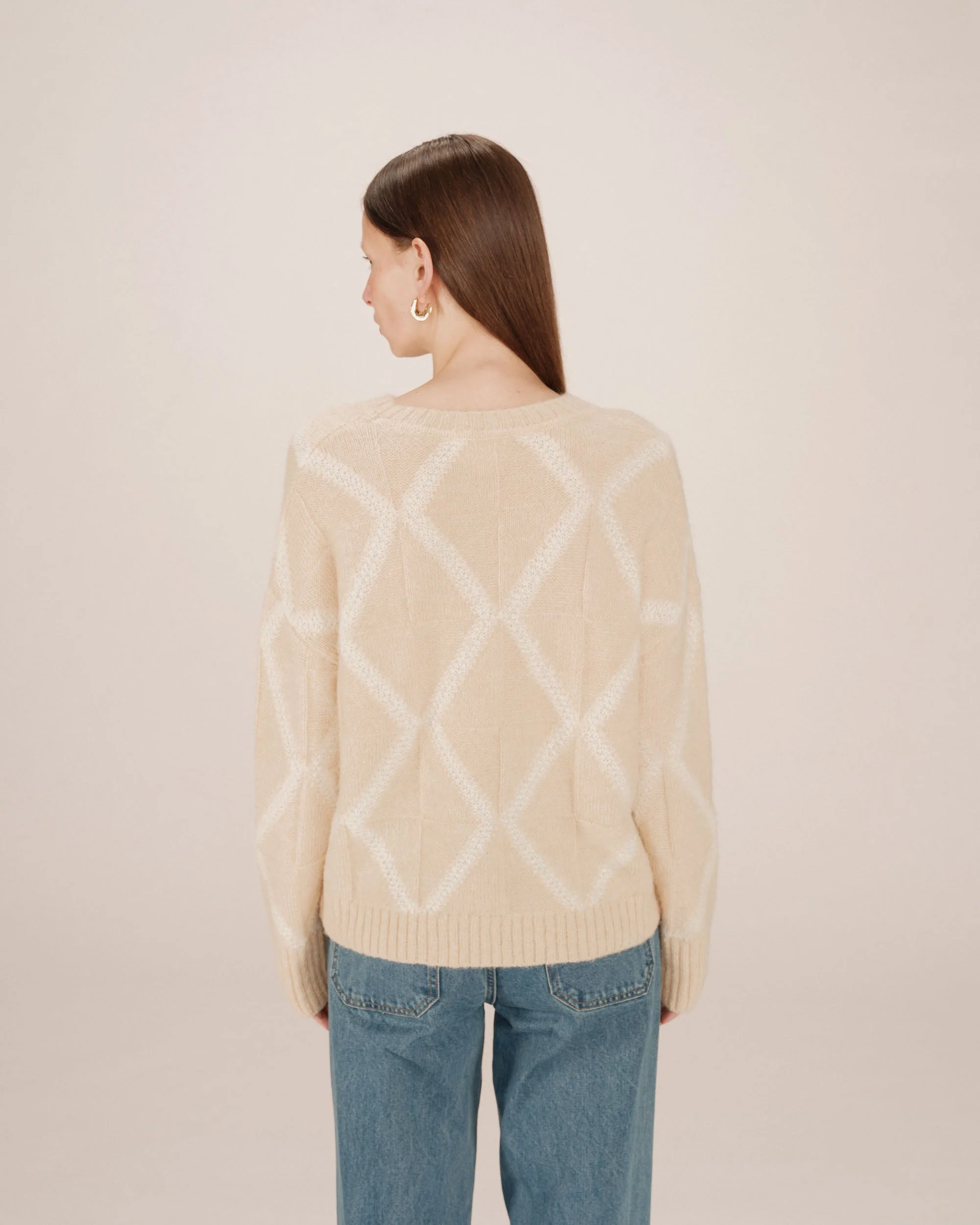 Pull À Motif Vanille Salinger - Image 5