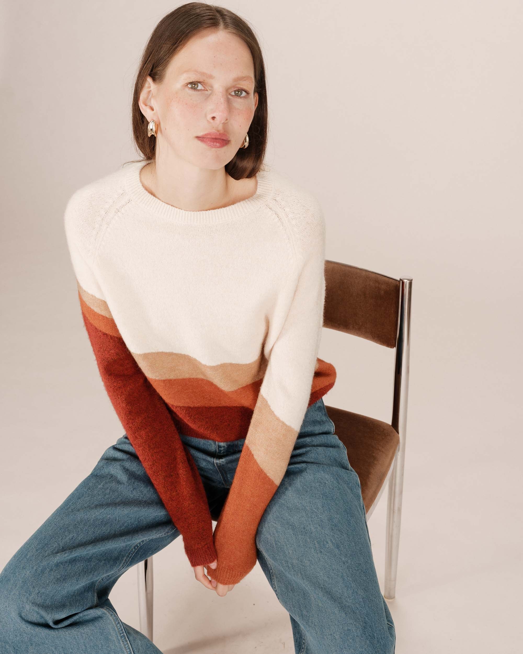 Pull À Motifs Vanille Sarandon - Image 2