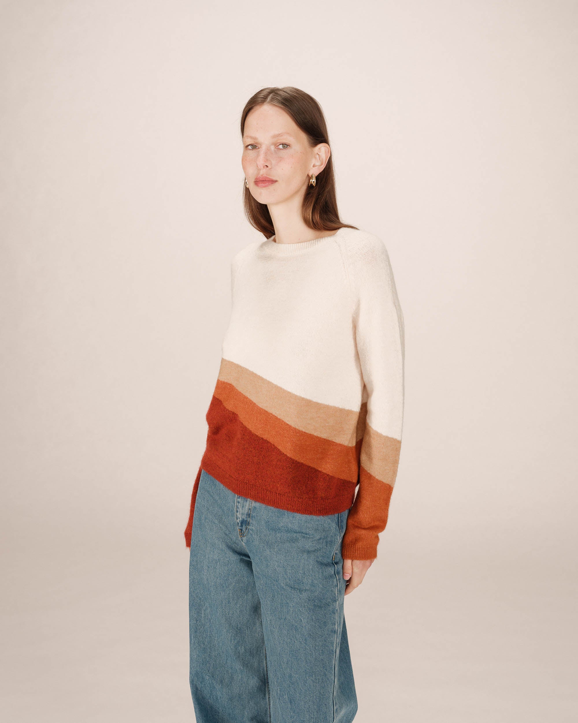 Pull À Motifs Vanille Sarandon - Image 4