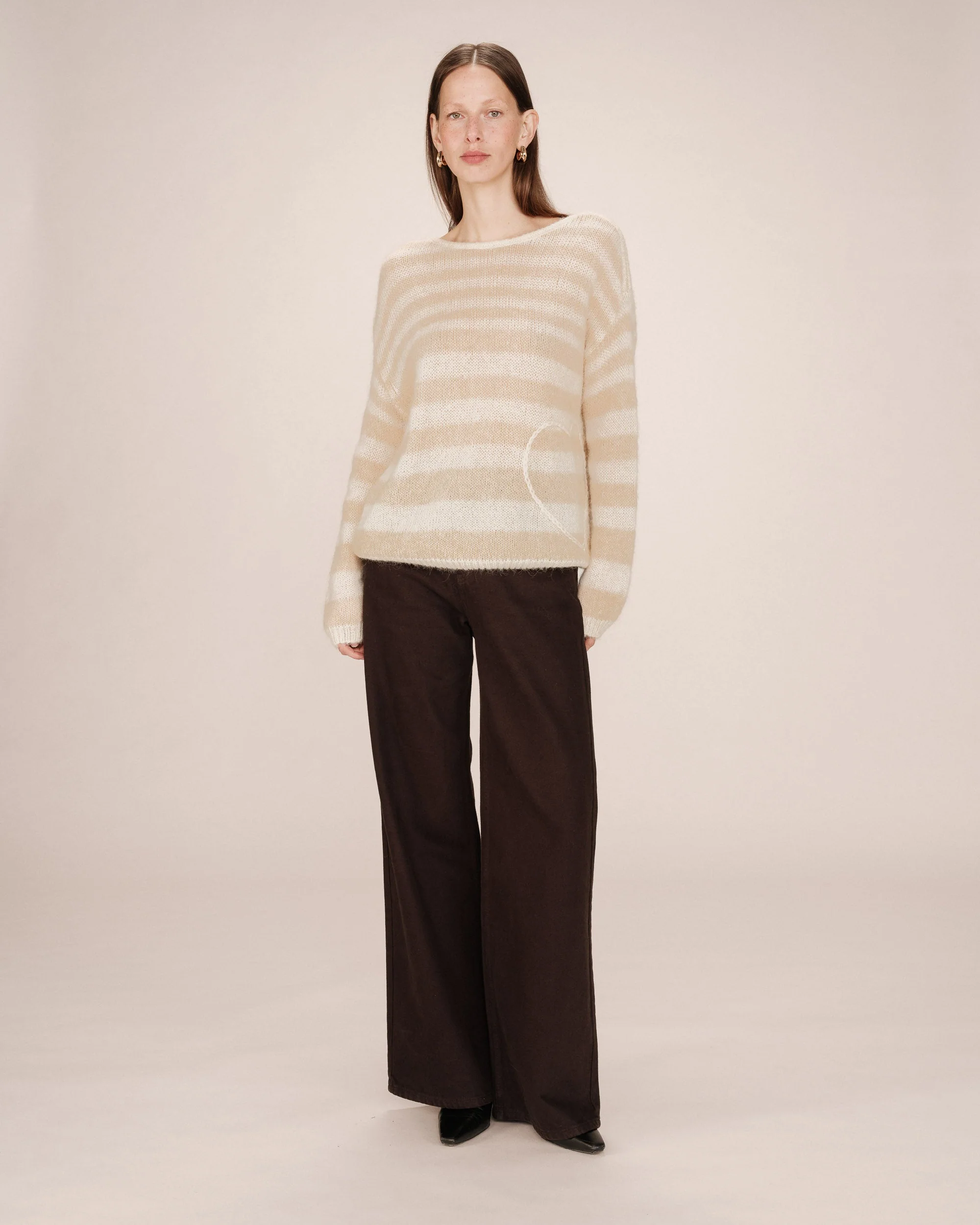 Pull A Rayures Vanille Sand - Image 3