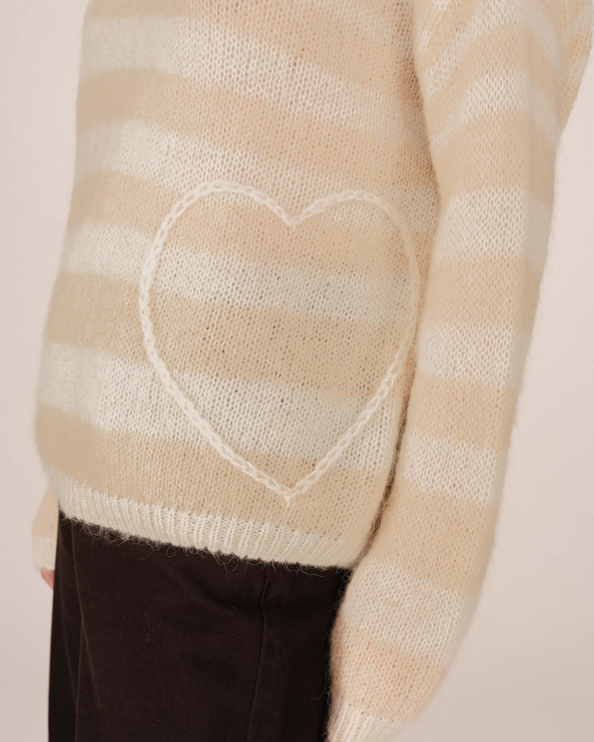 Pull A Rayures Vanille Sand - Image 4