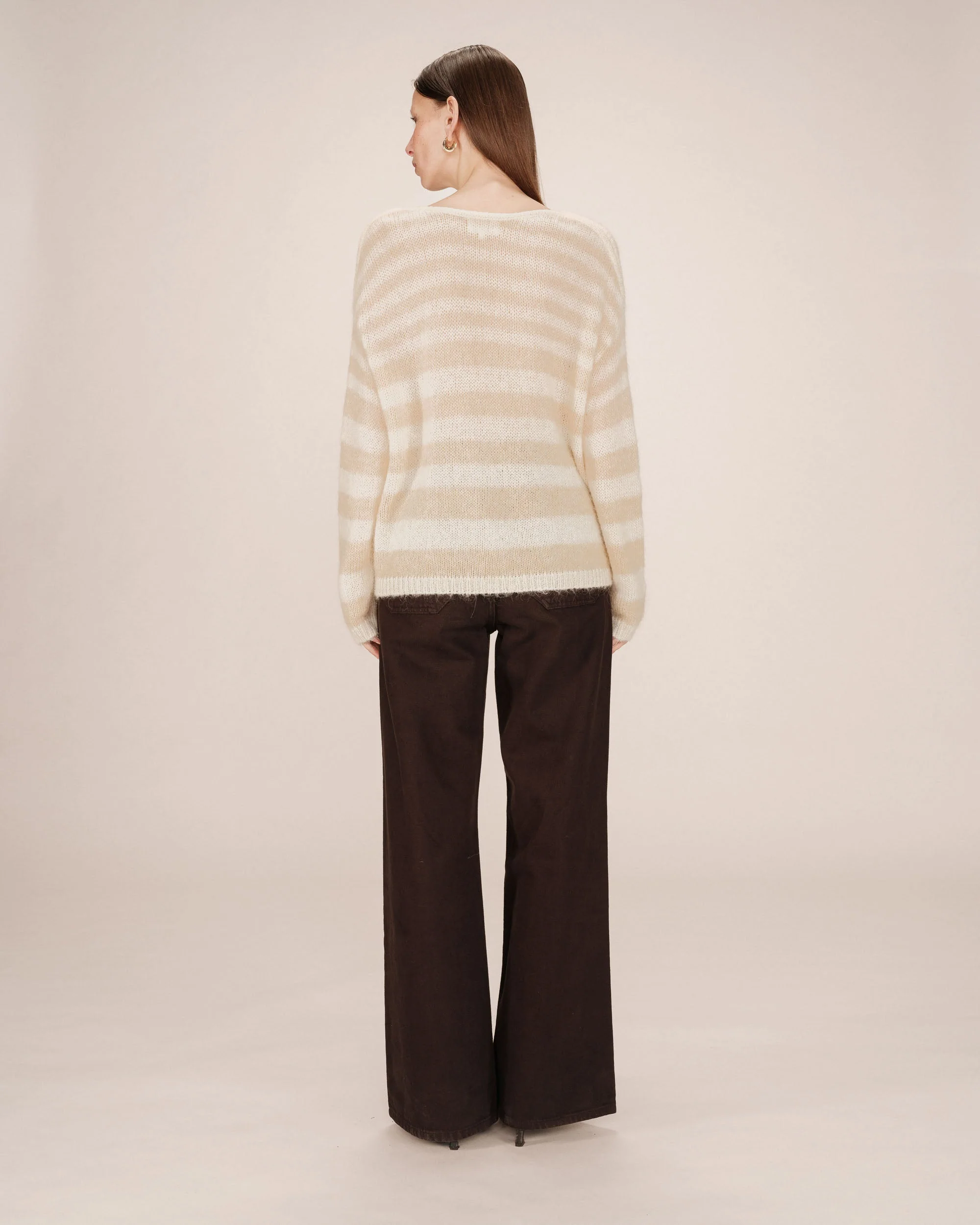 Pull A Rayures Vanille Sand - Image 5