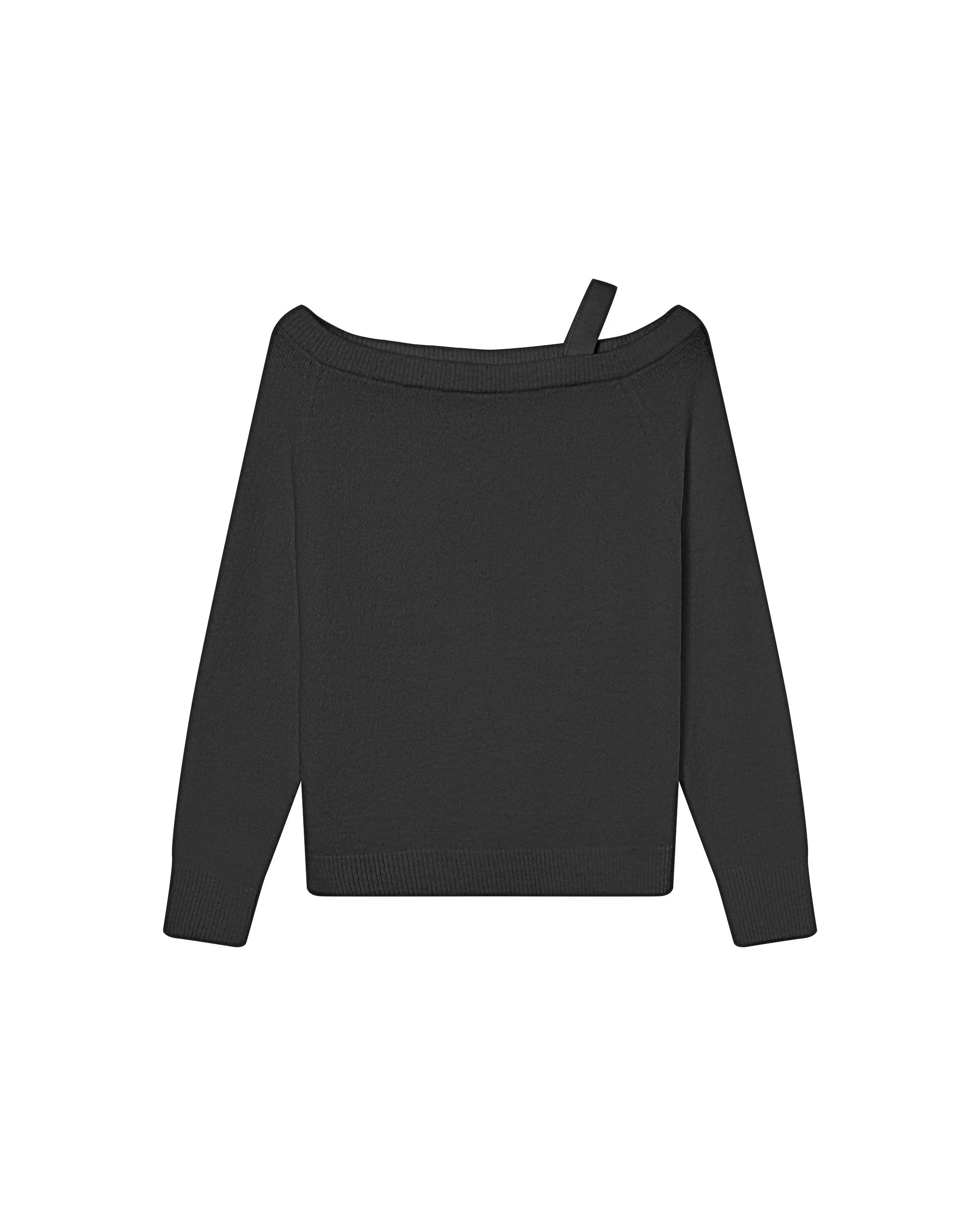 Pull Asymetrique Anthracite Samantha - Image 6