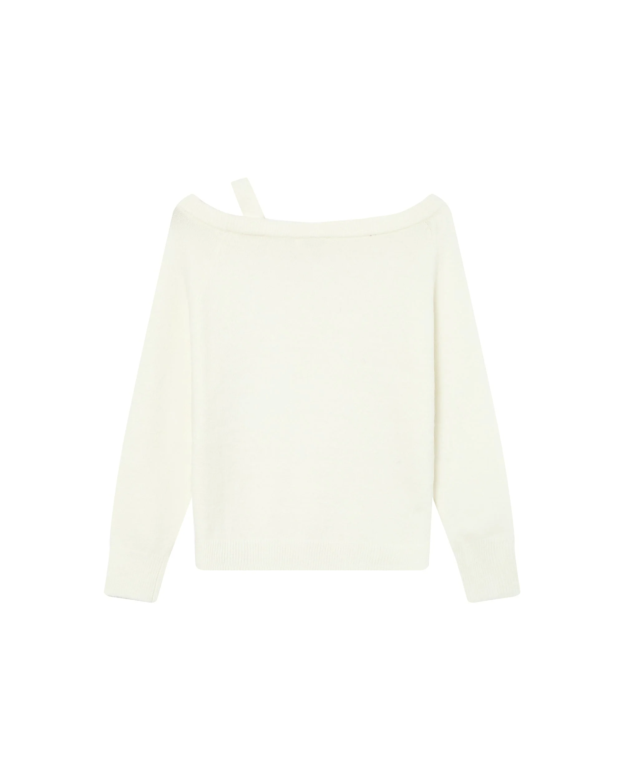 Pull Asymetrique Ivoire Samantha - Image 8