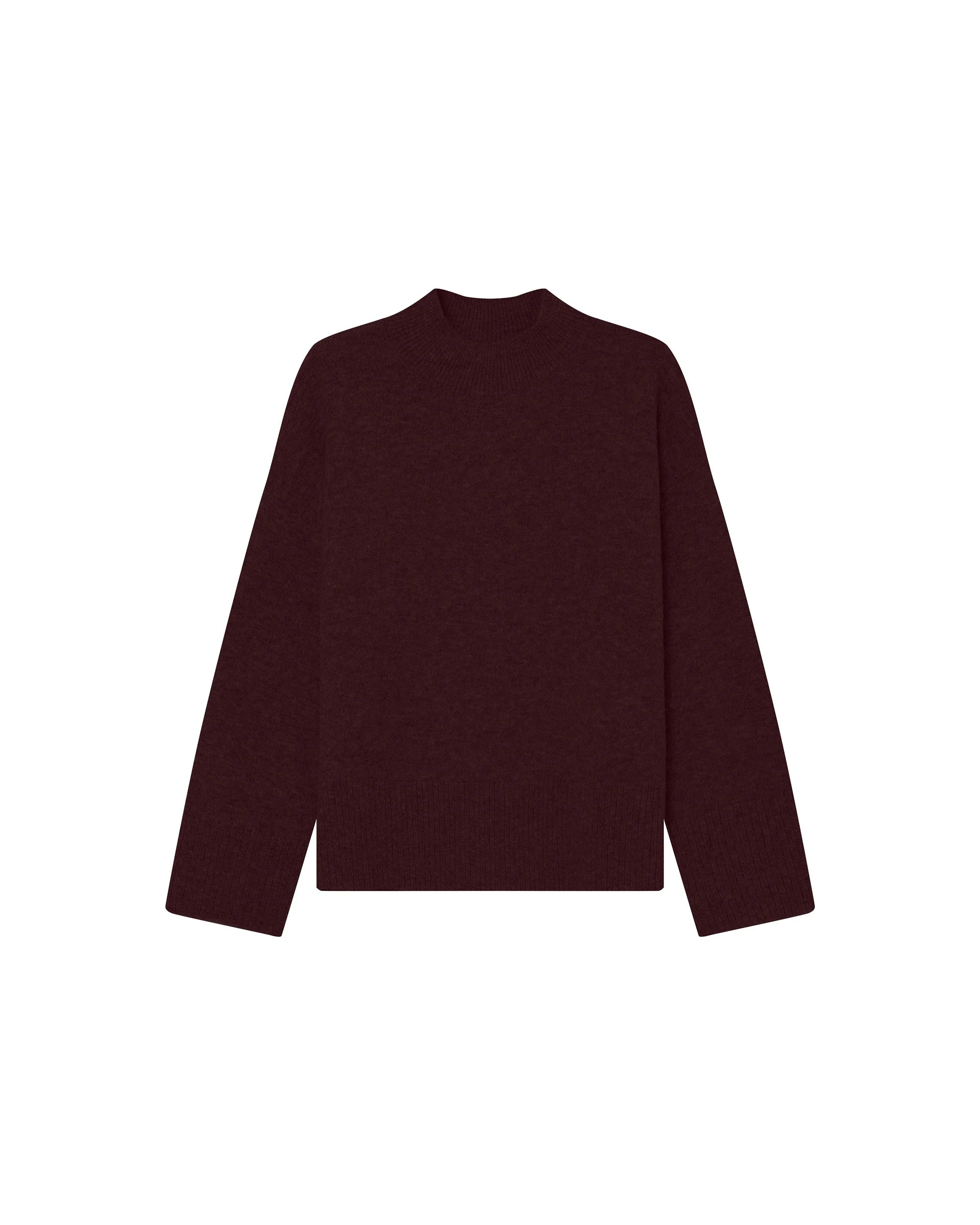 Pull Col Montant Bordeaux Salty - Image 6