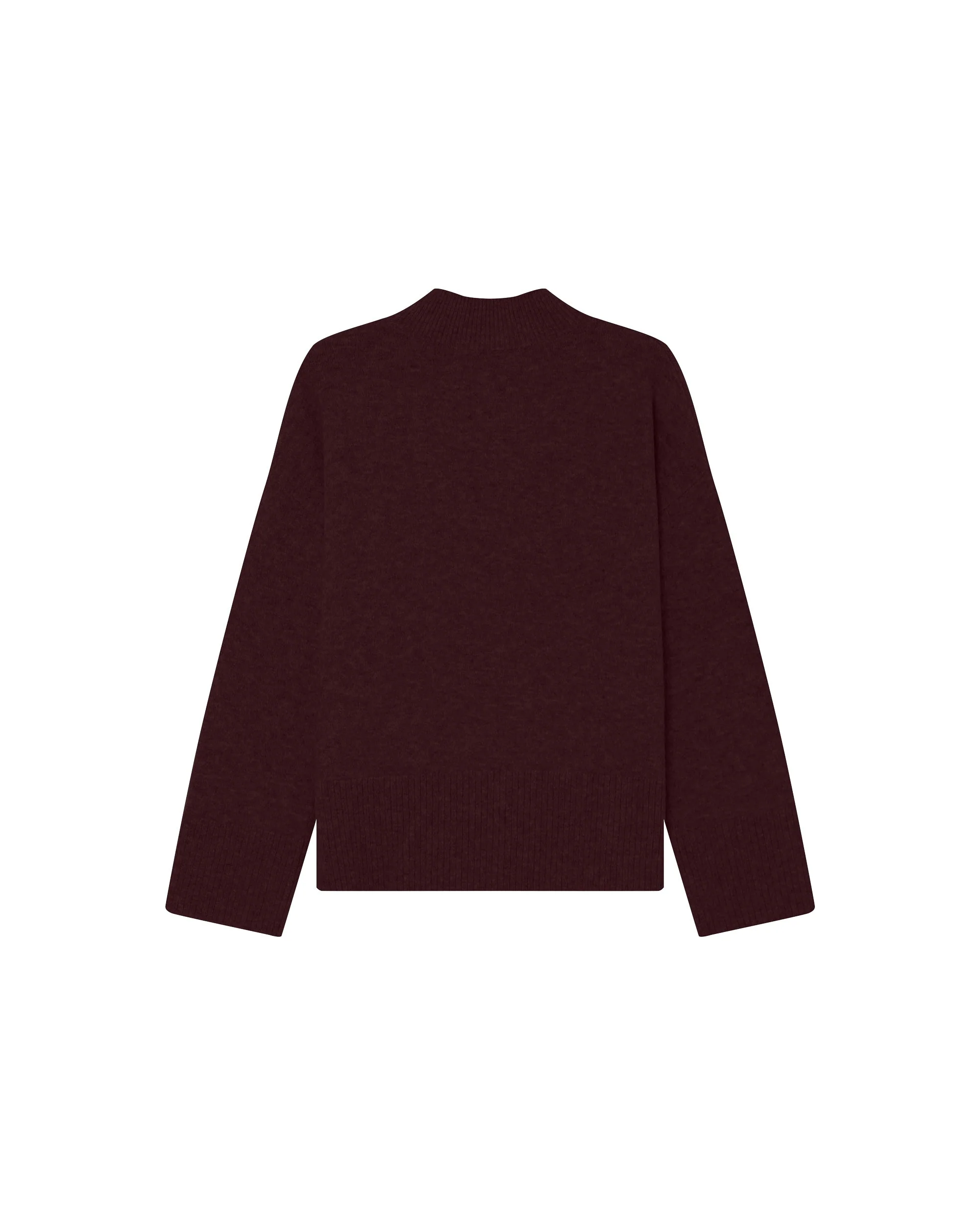 Pull Col Montant Bordeaux Salty - Image 7