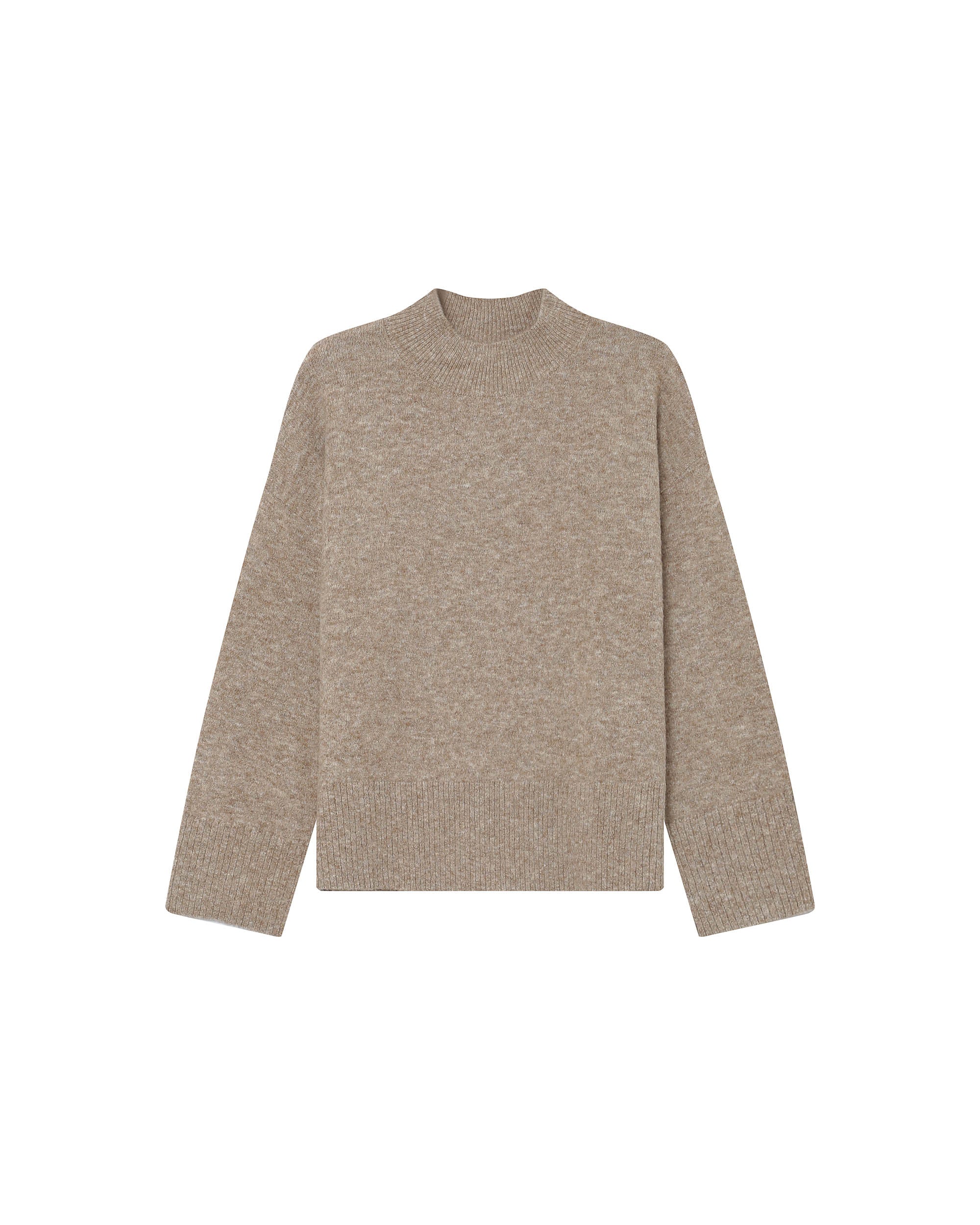 Pull Col Montant Greige Salty - Image 6