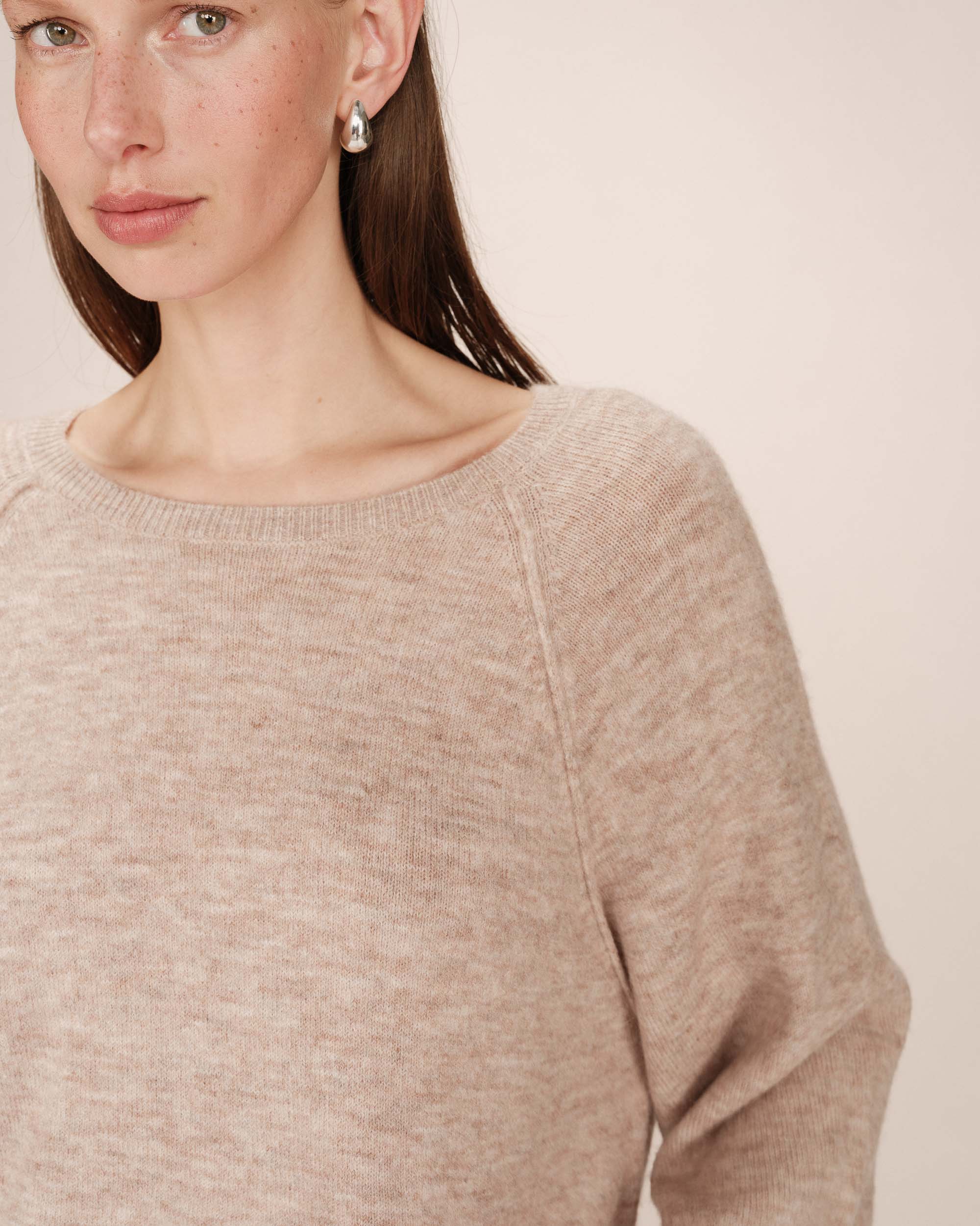 Pull Beige Rose Sam - Image 2