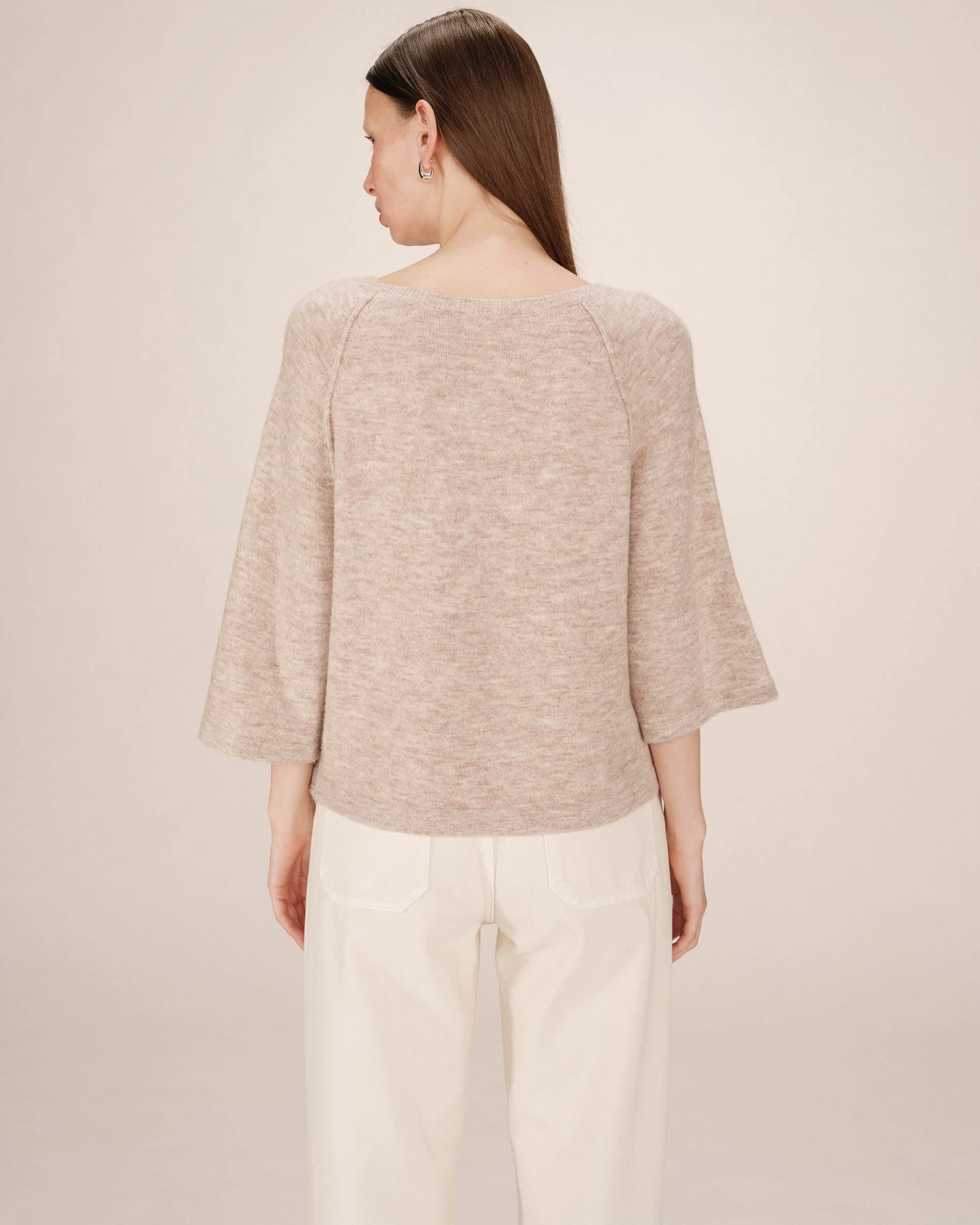 Pull Beige Rose Sam - Image 5
