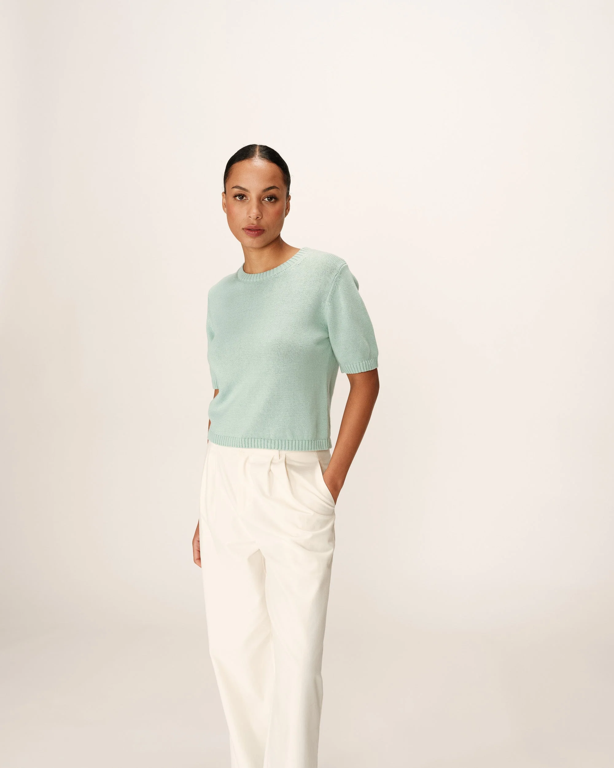 T-Shirt Palermo - Aqua - Image 4