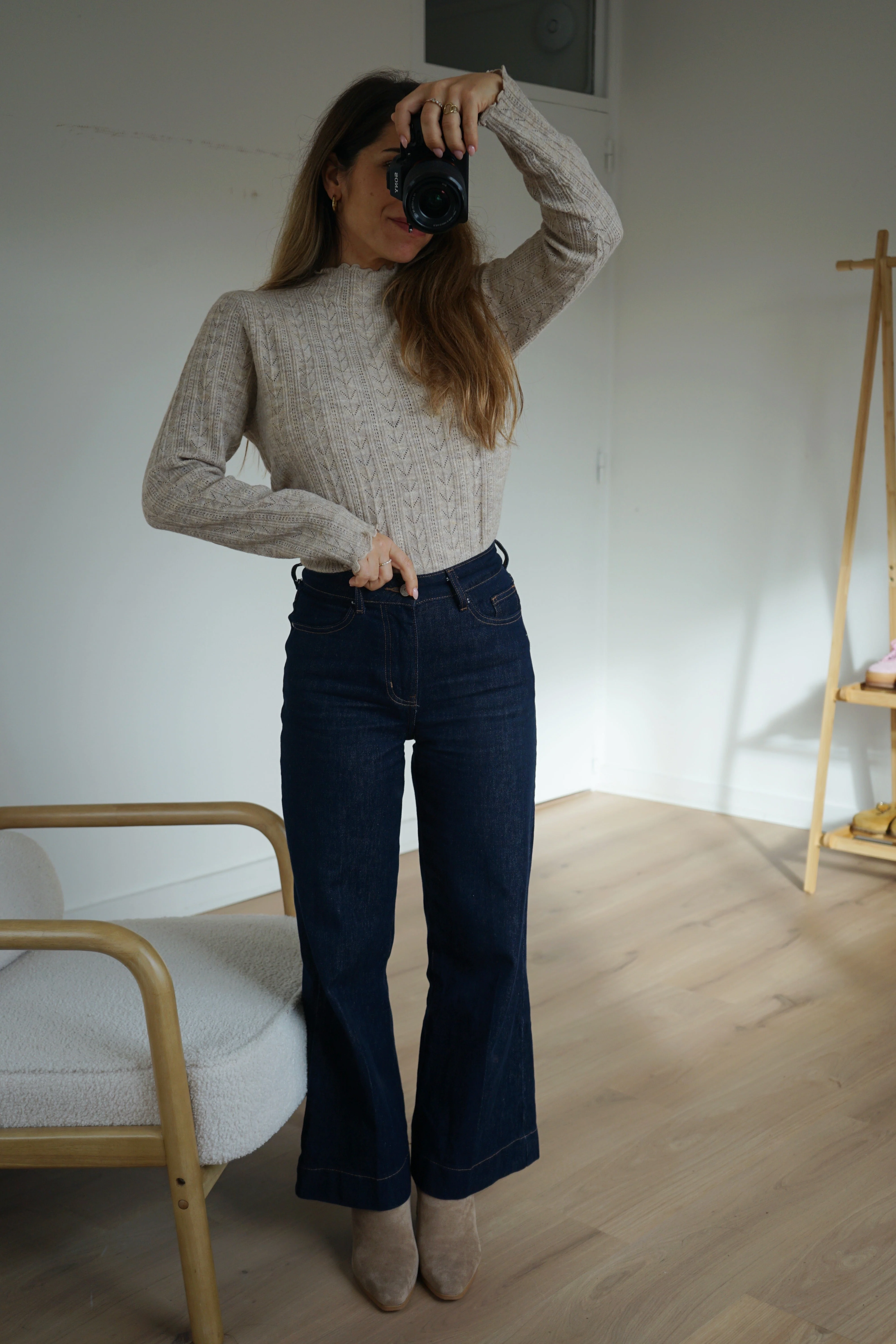 Pull Fin Clara Taupe - Image 2
