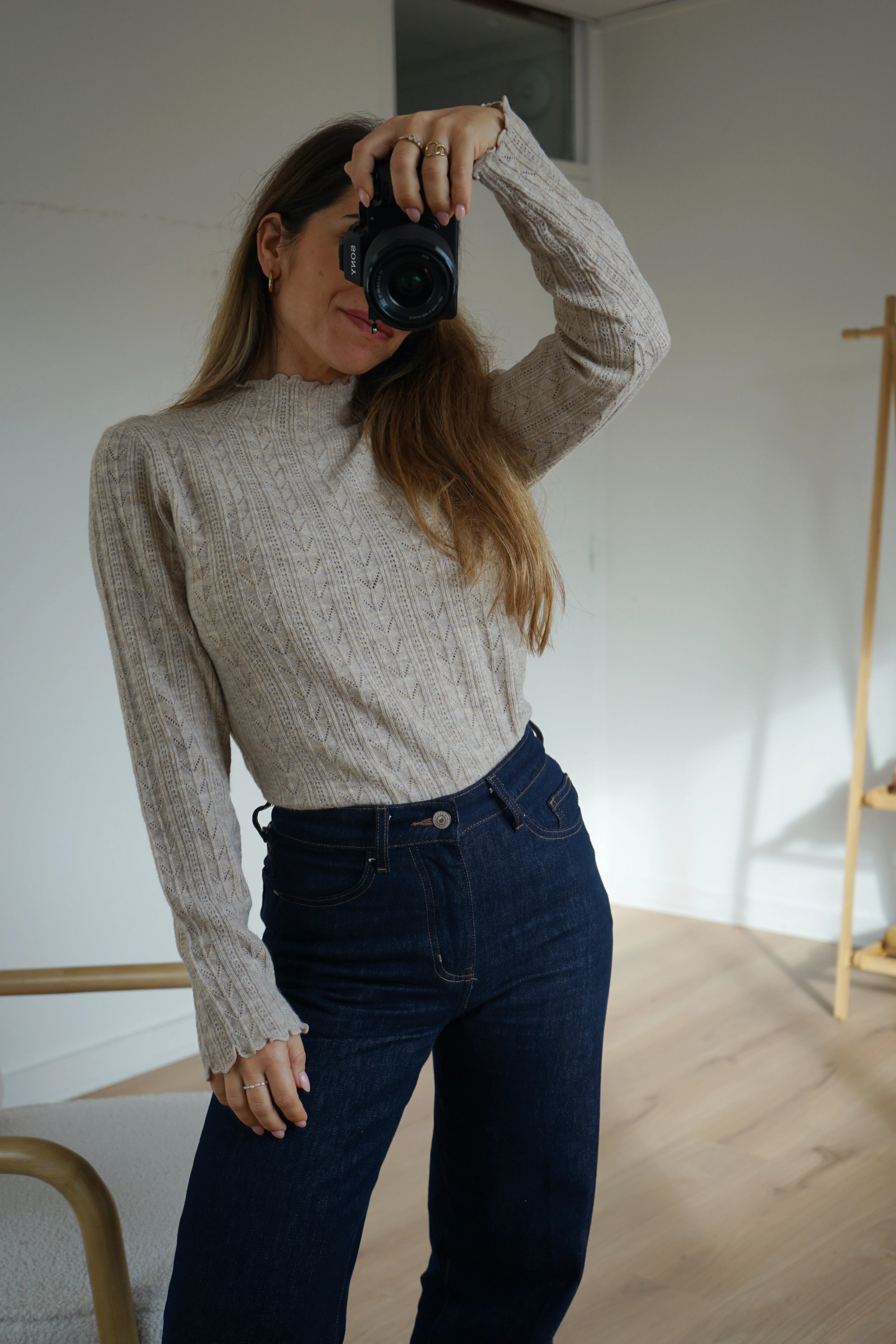 Pull Fin Clara Taupe - Image 4