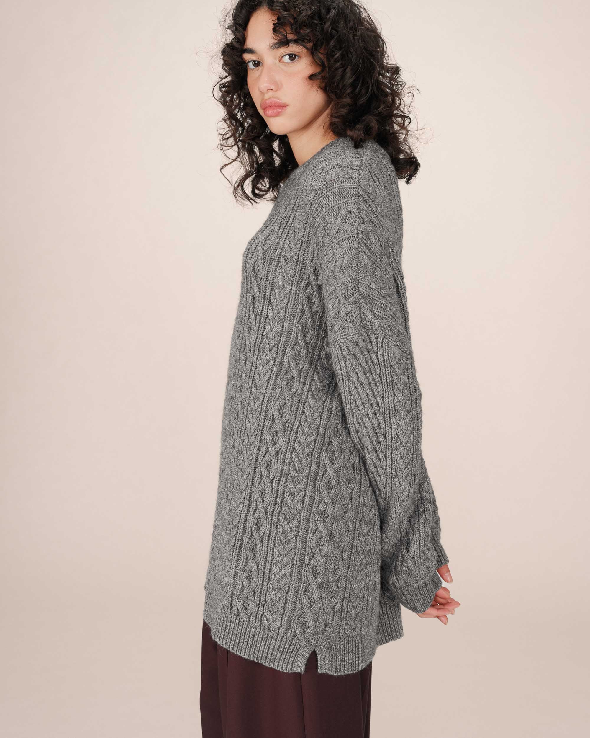 Pull Oversize Gris Saverio - Image 3
