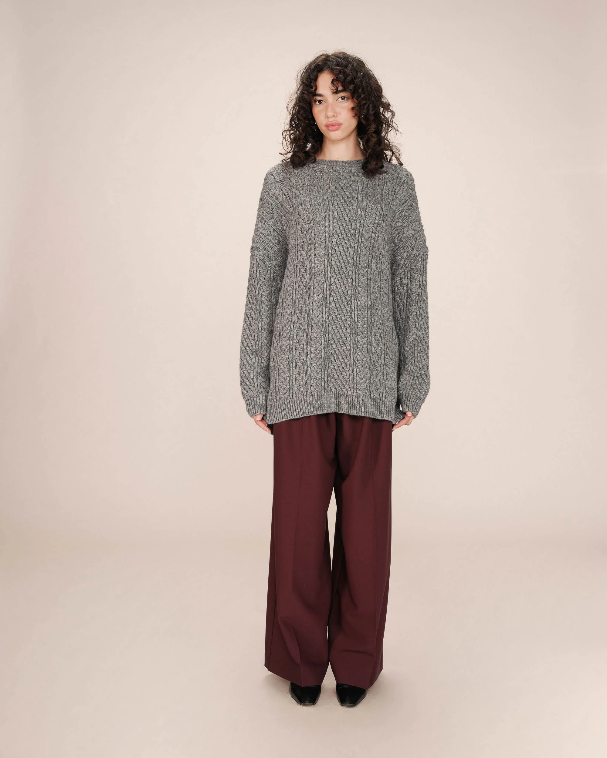 Pull Oversize Gris Saverio - Image 4