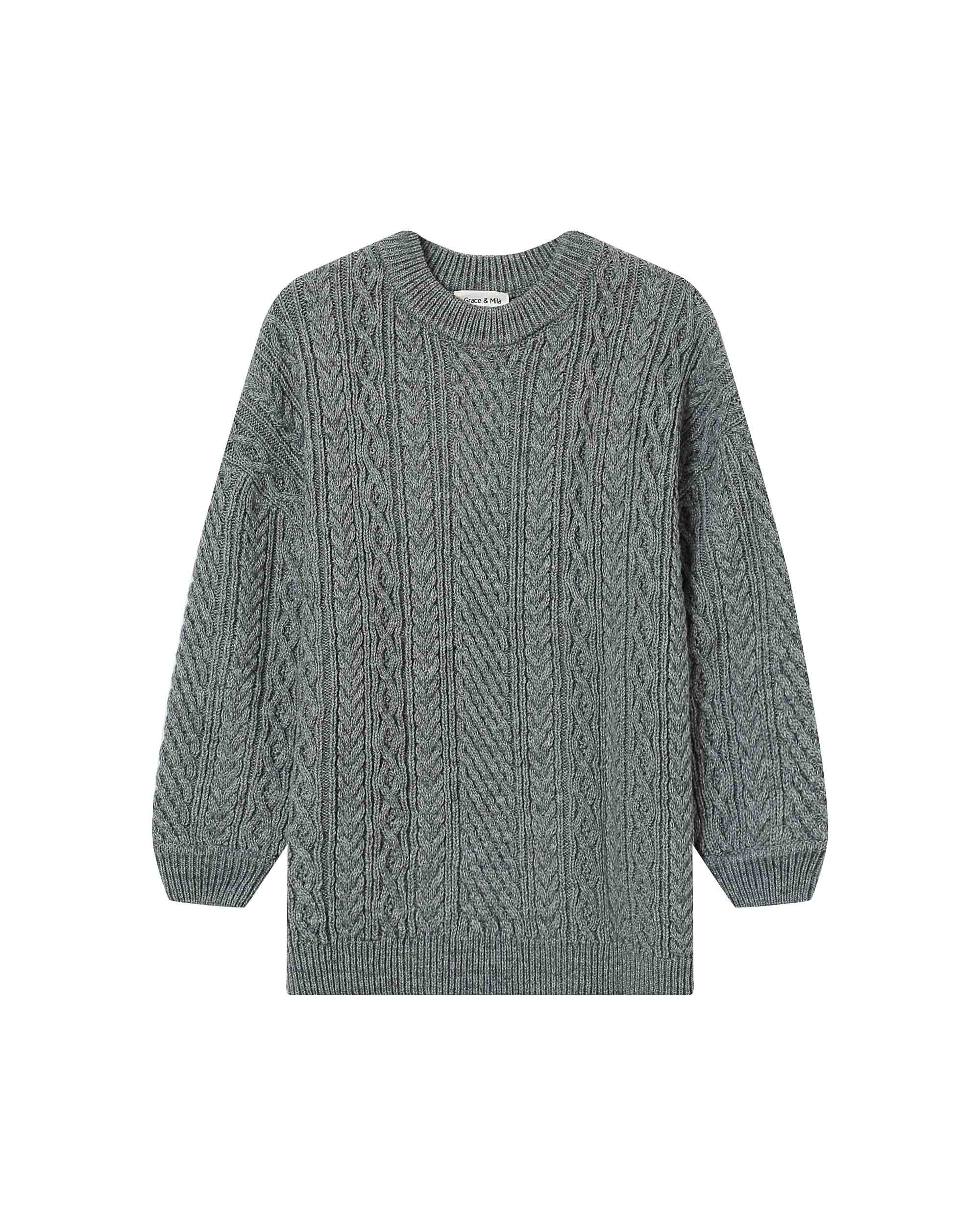 Pull Oversize Gris Saverio - Image 6