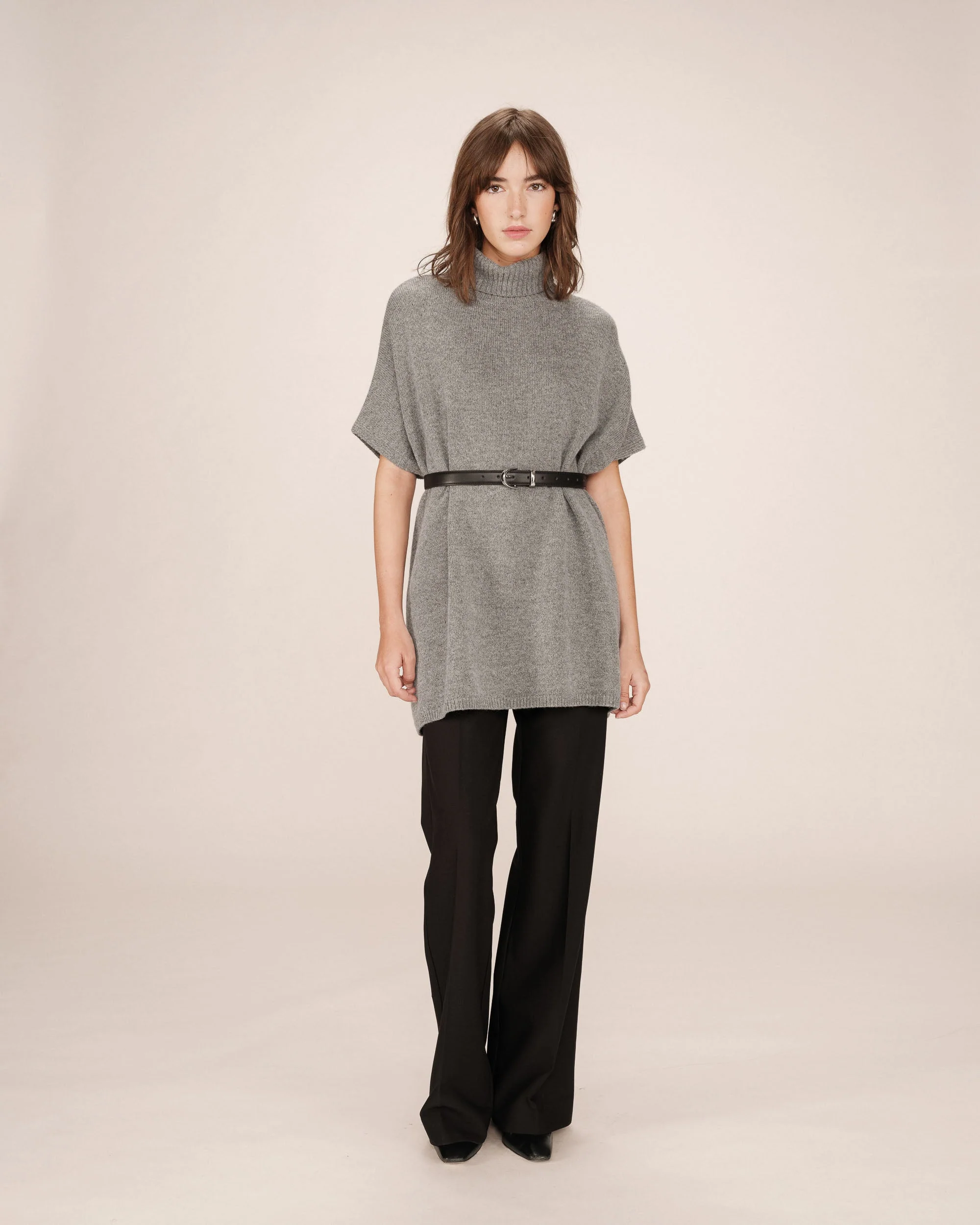 Pull Poncho Anthracite Saison - Image 3